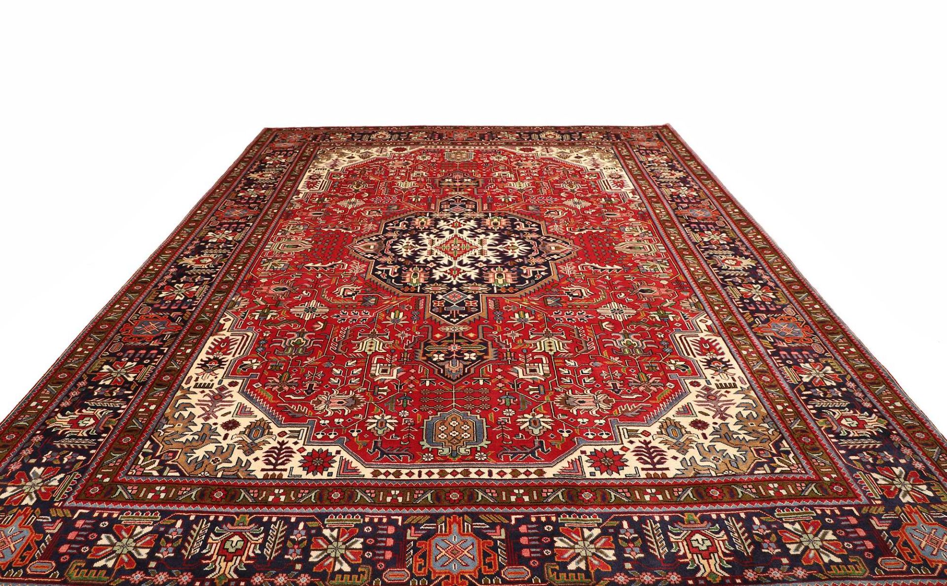 Handgeknüpfter Täbriz Perserteppich 305 × 398 cm