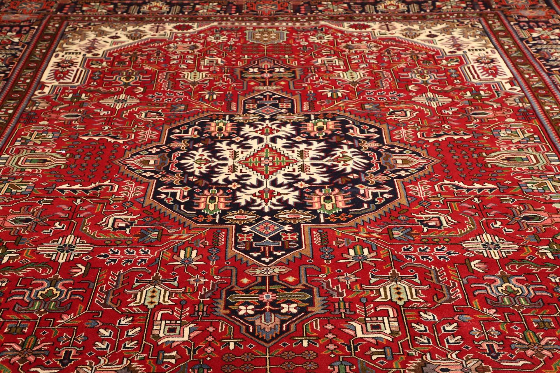 Handgeknüpfter Täbriz Perserteppich 305 × 398 cm