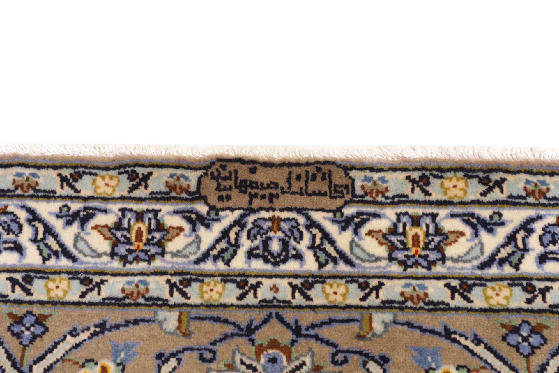 Handgeknüpfter Kashan Perserteppich, 295 × 397 cm, Wolle