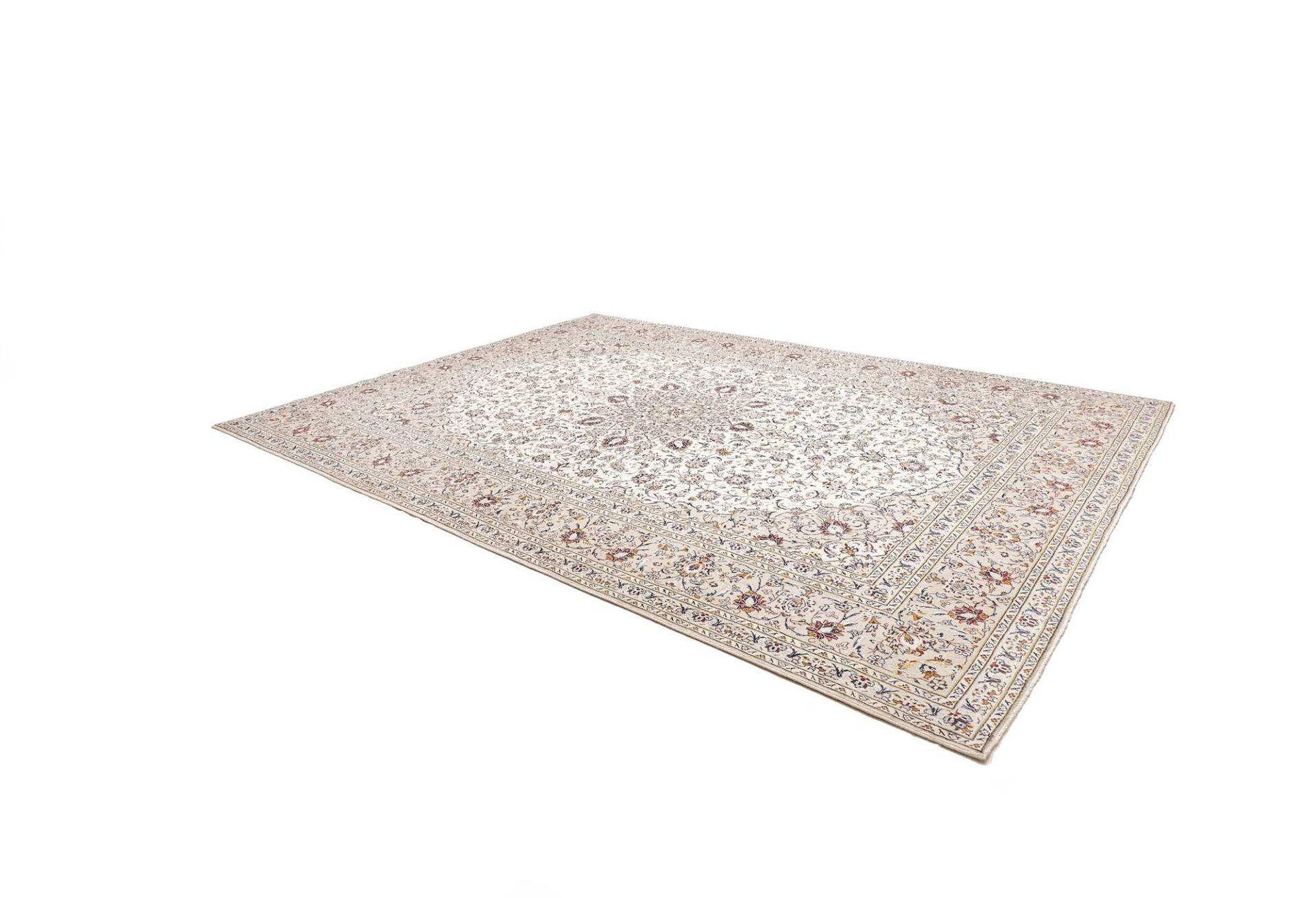 Kashan Perserteppich 291 × 402 cm aus Wolle, handgeknüpft