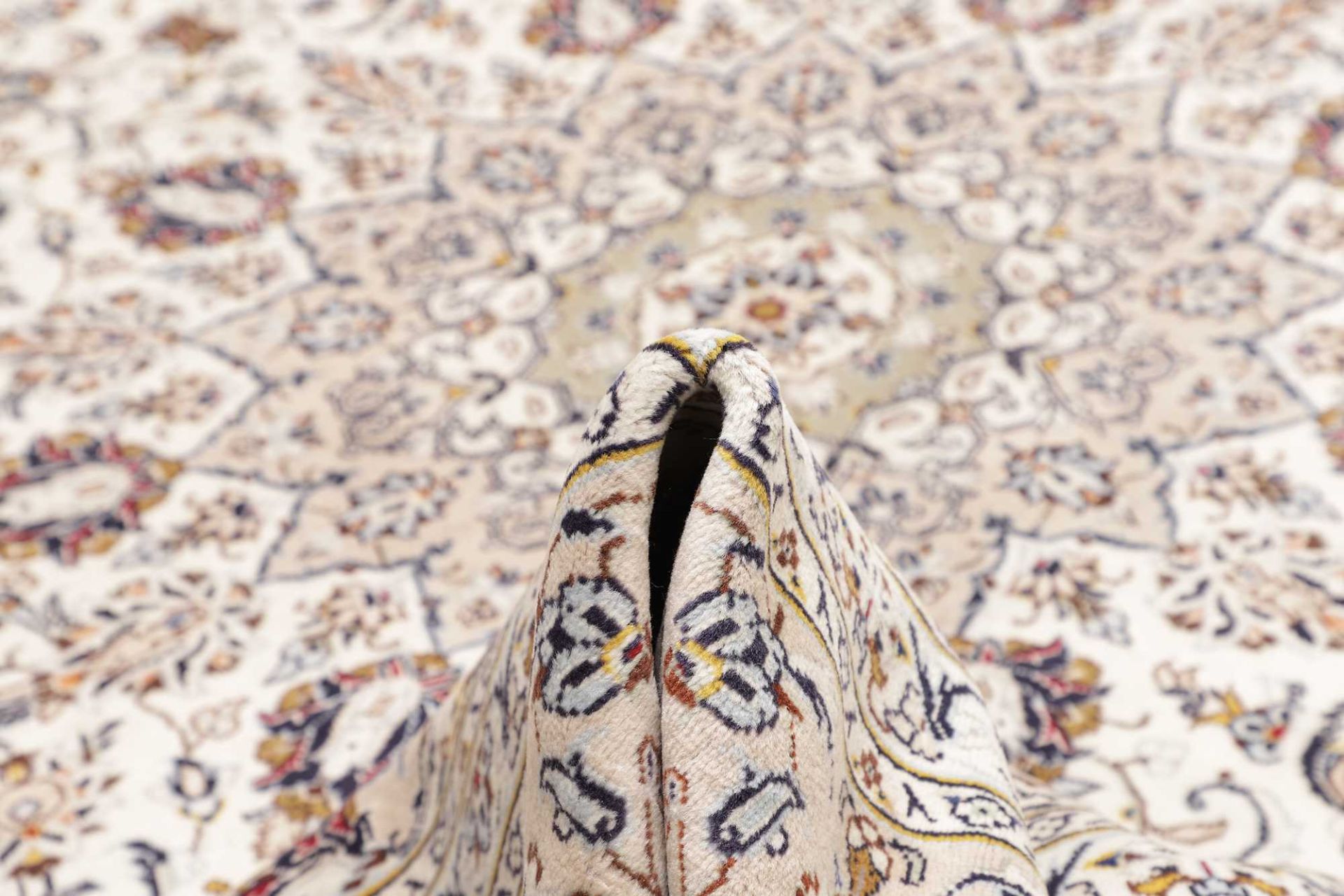 Kashan Perserteppich 291 × 402 cm aus Wolle, handgeknüpft