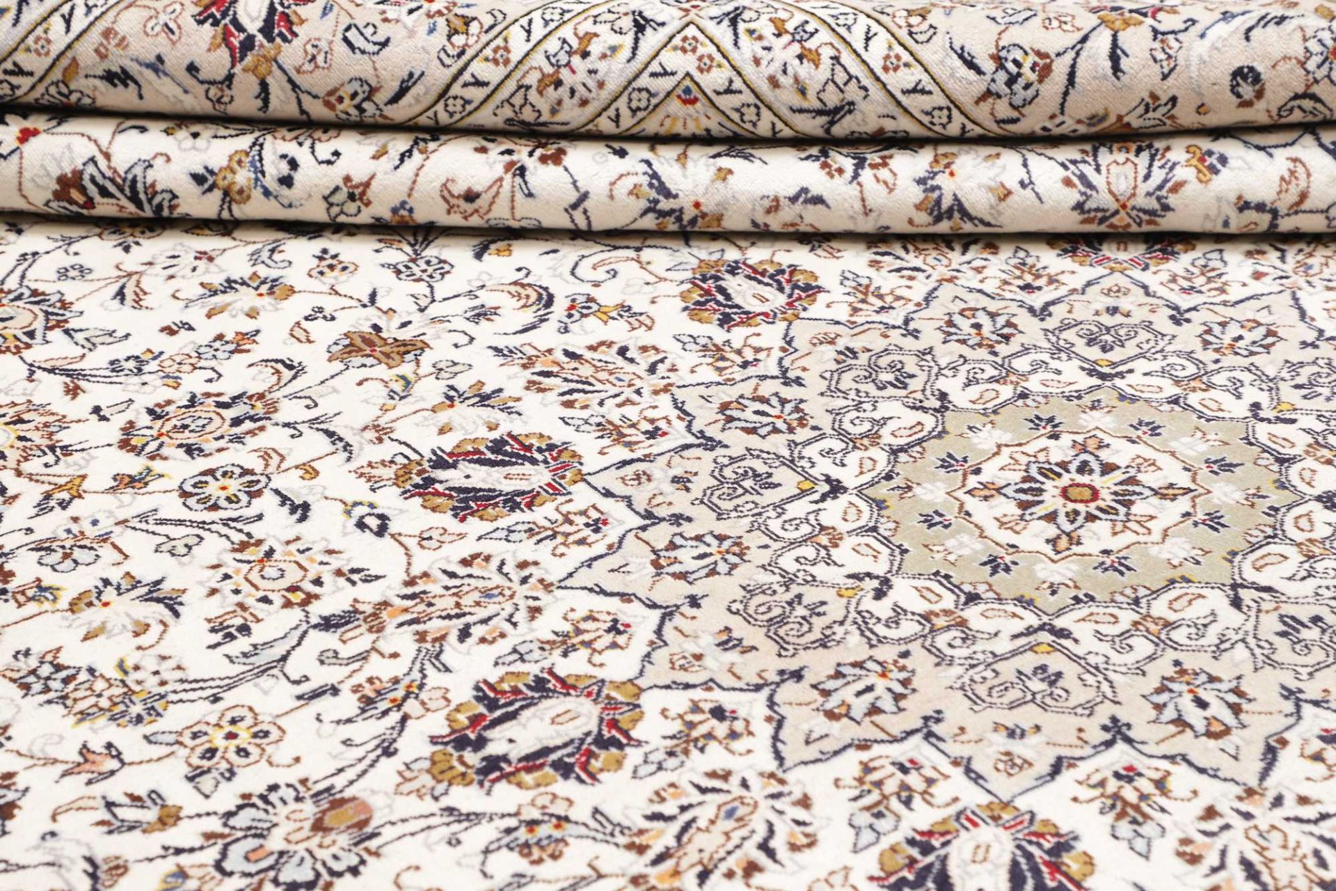 Kashan Perserteppich 291 × 402 cm aus Wolle, handgeknüpft