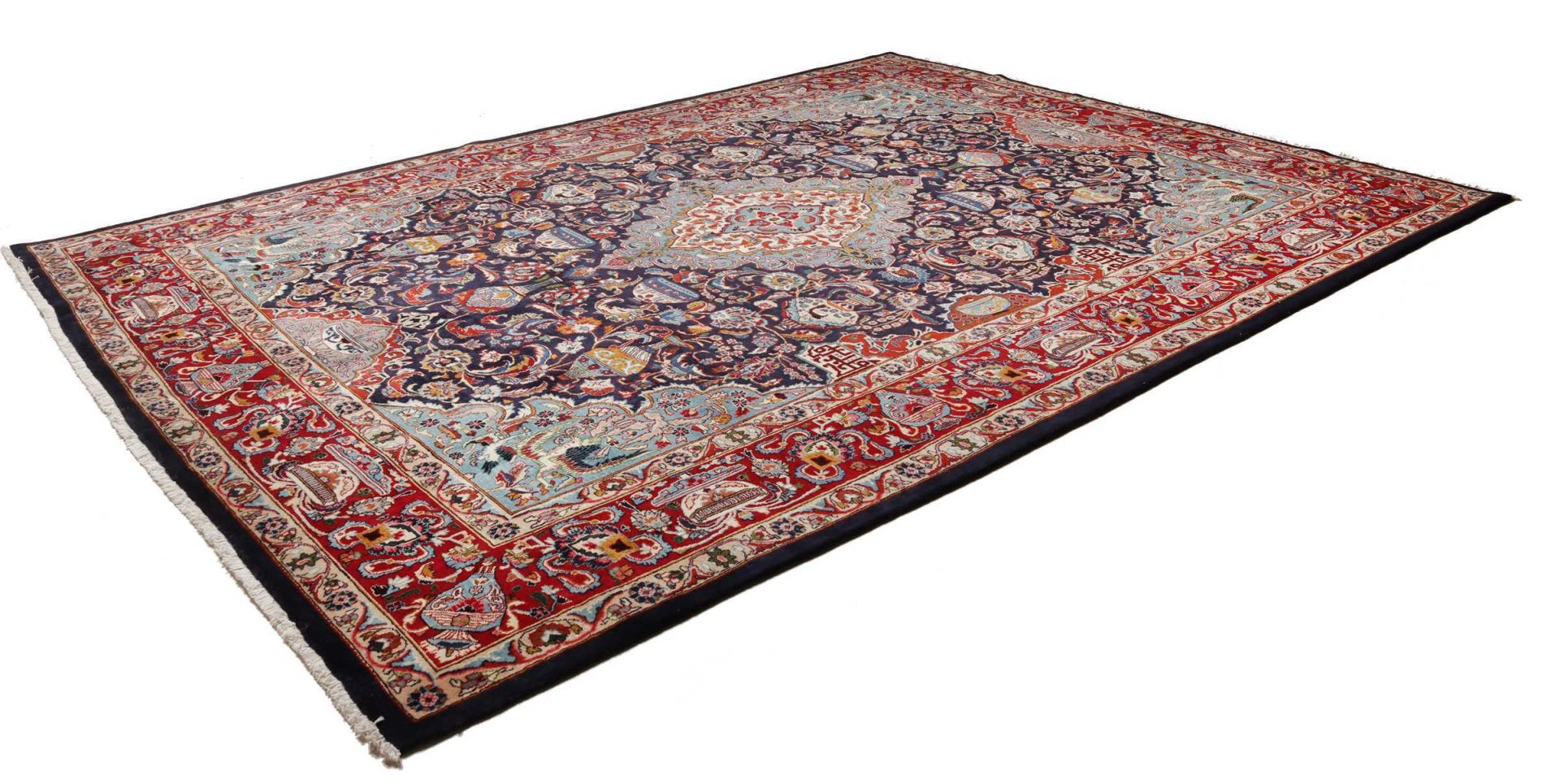 Handgeknüpfter Kashmar Perserteppich 293 × 389 cm