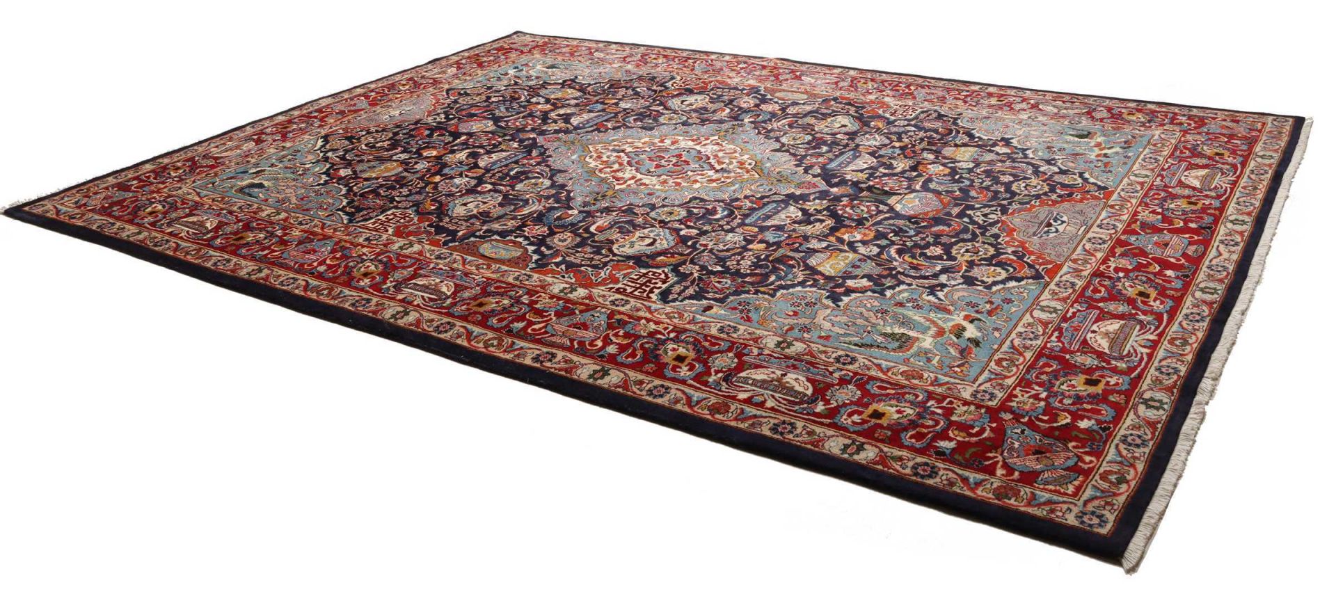 Handgeknüpfter Kashmar Perserteppich 293 × 389 cm