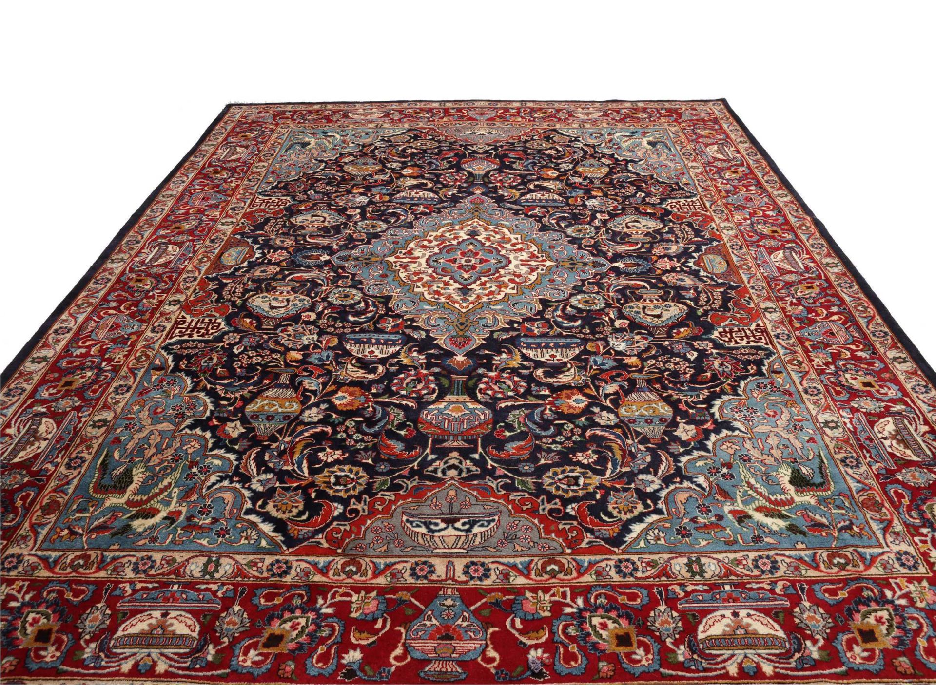 Handgeknüpfter Kashmar Perserteppich 293 × 389 cm