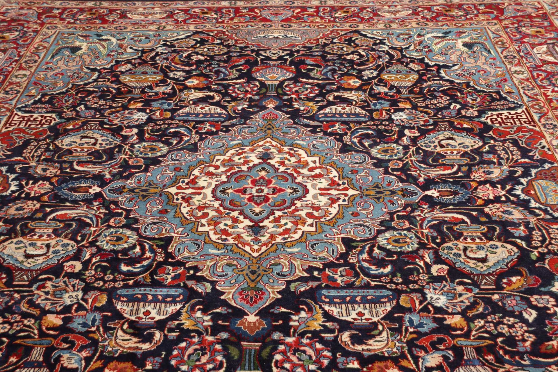 Handgeknüpfter Kashmar Perserteppich 293 × 389 cm