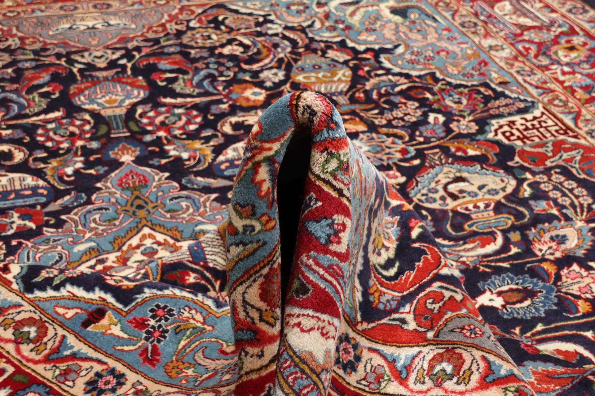 Handgeknüpfter Kashmar Perserteppich 293 × 389 cm