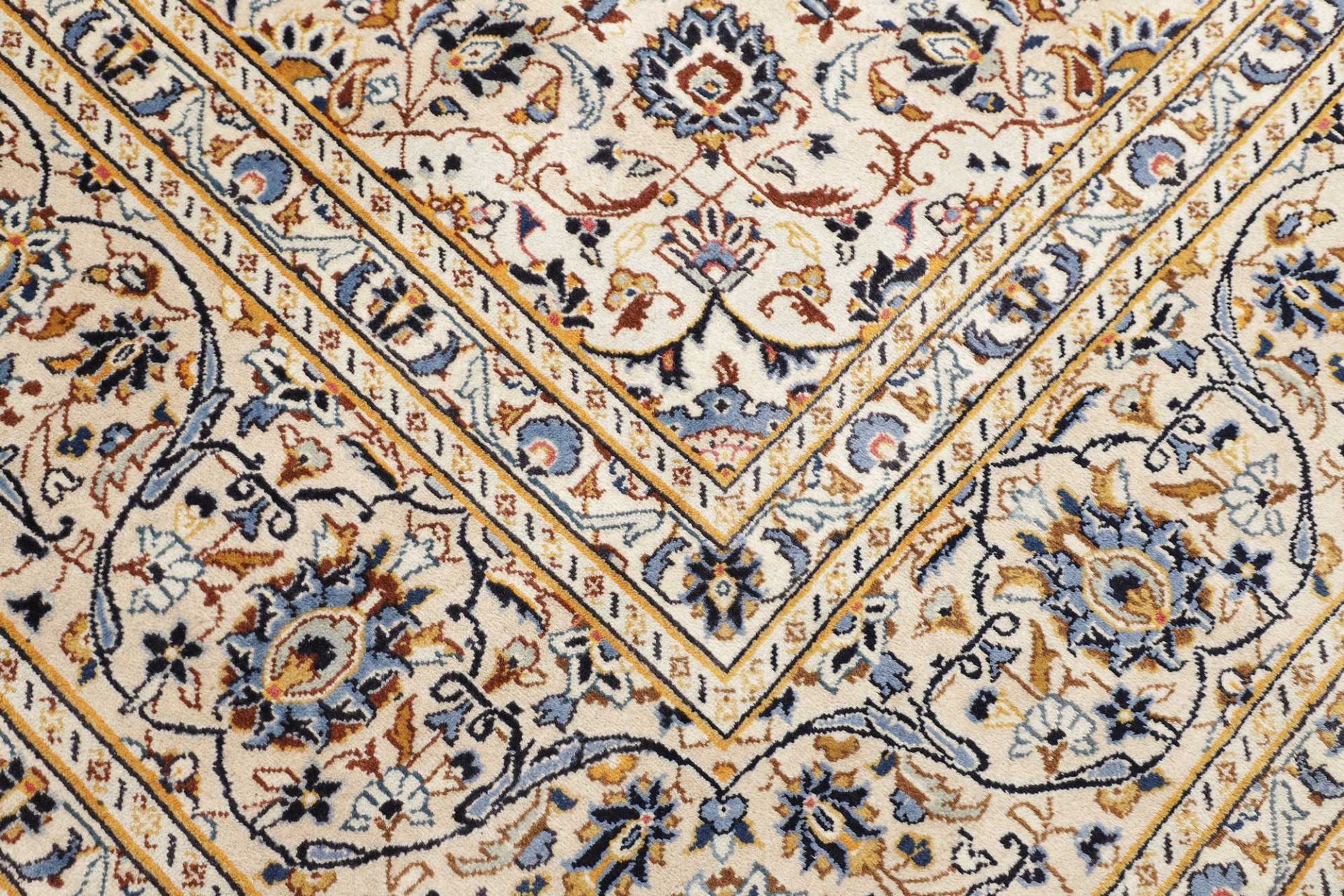 Handgeknüpfter Kashan Perserteppich, 305 × 403 cm, Wolle