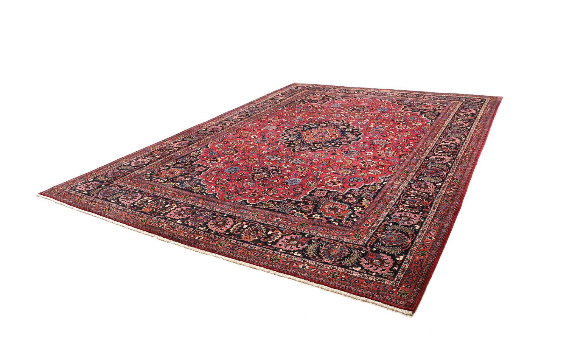 Mashhad Perserteppich aus Iran, 303 × 383 cm