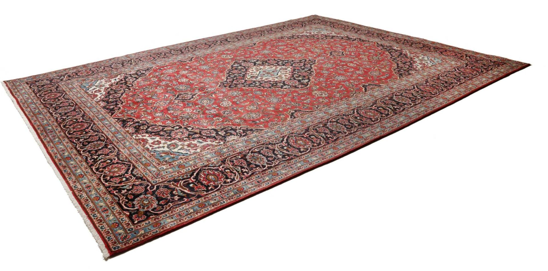 Kashan Perserteppich aus Iran, 294 × 392 cm