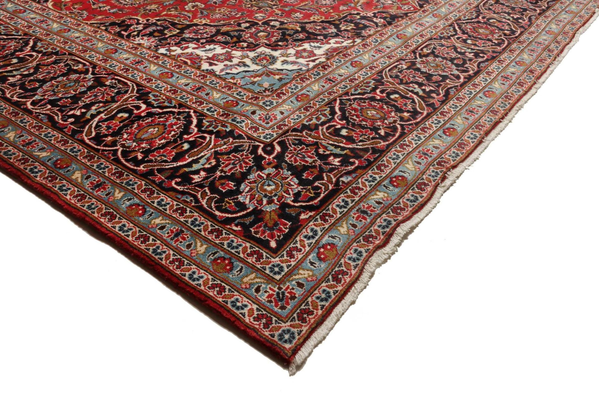 Kashan Perserteppich aus Iran, 294 × 392 cm