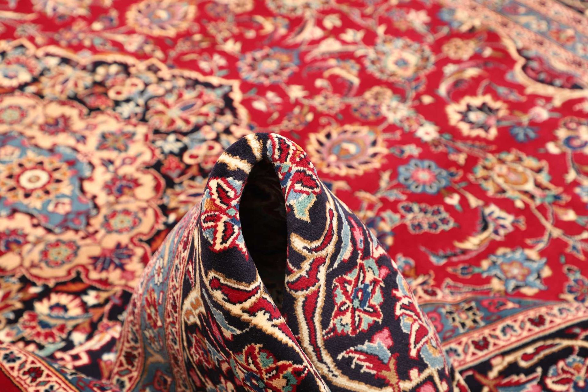 Kashan Perserteppich 298 × 409 cm aus Wolle, handgeknüpft