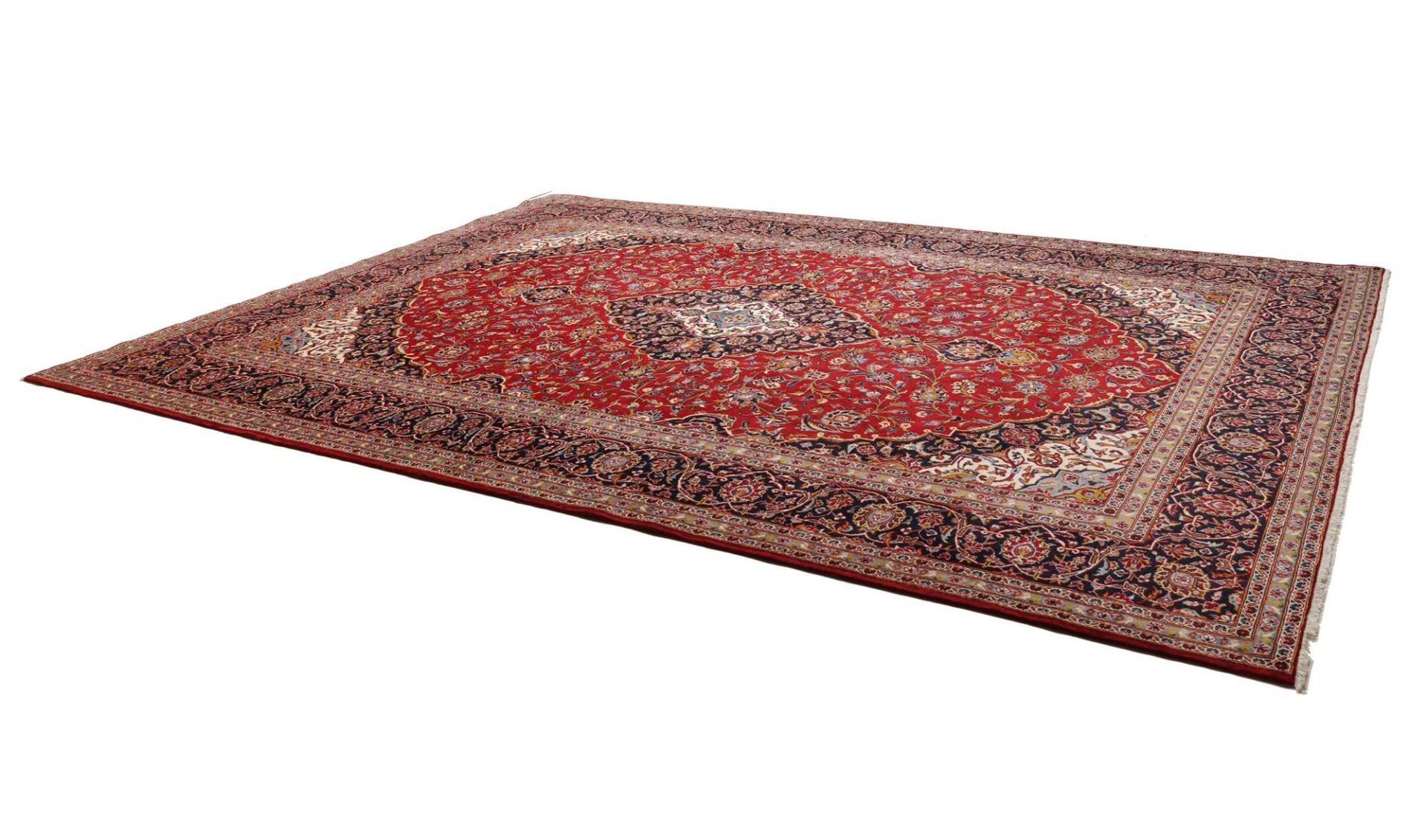 Kashan Perserteppich aus Iran, 307 × 409 cm