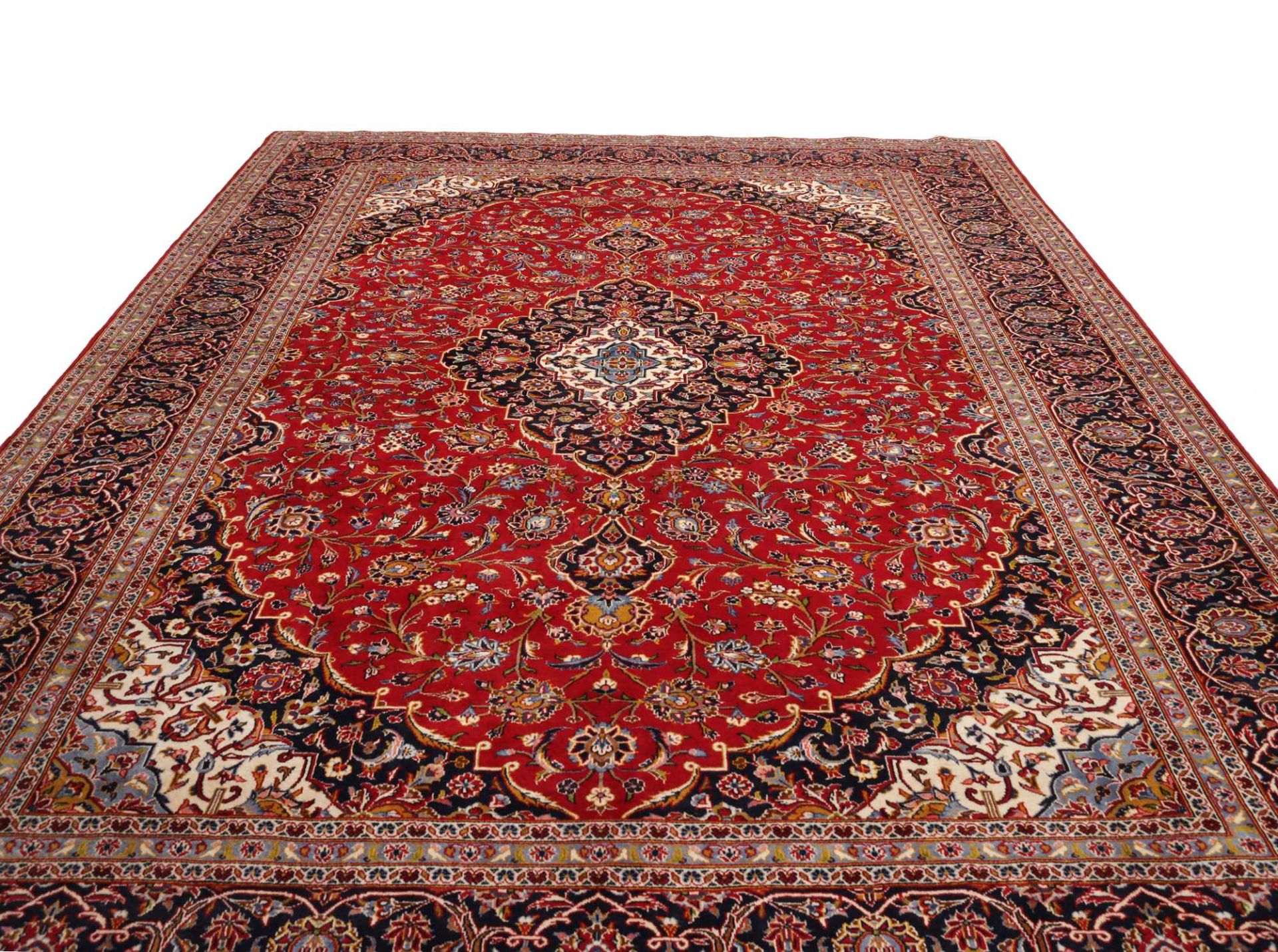 Kashan Perserteppich aus Iran, 307 × 409 cm