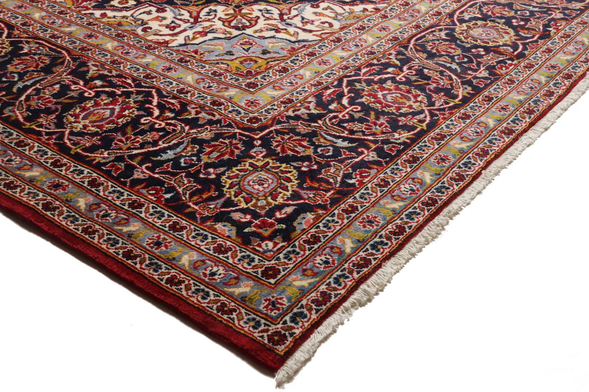Kashan Perserteppich aus Iran, 307 × 409 cm