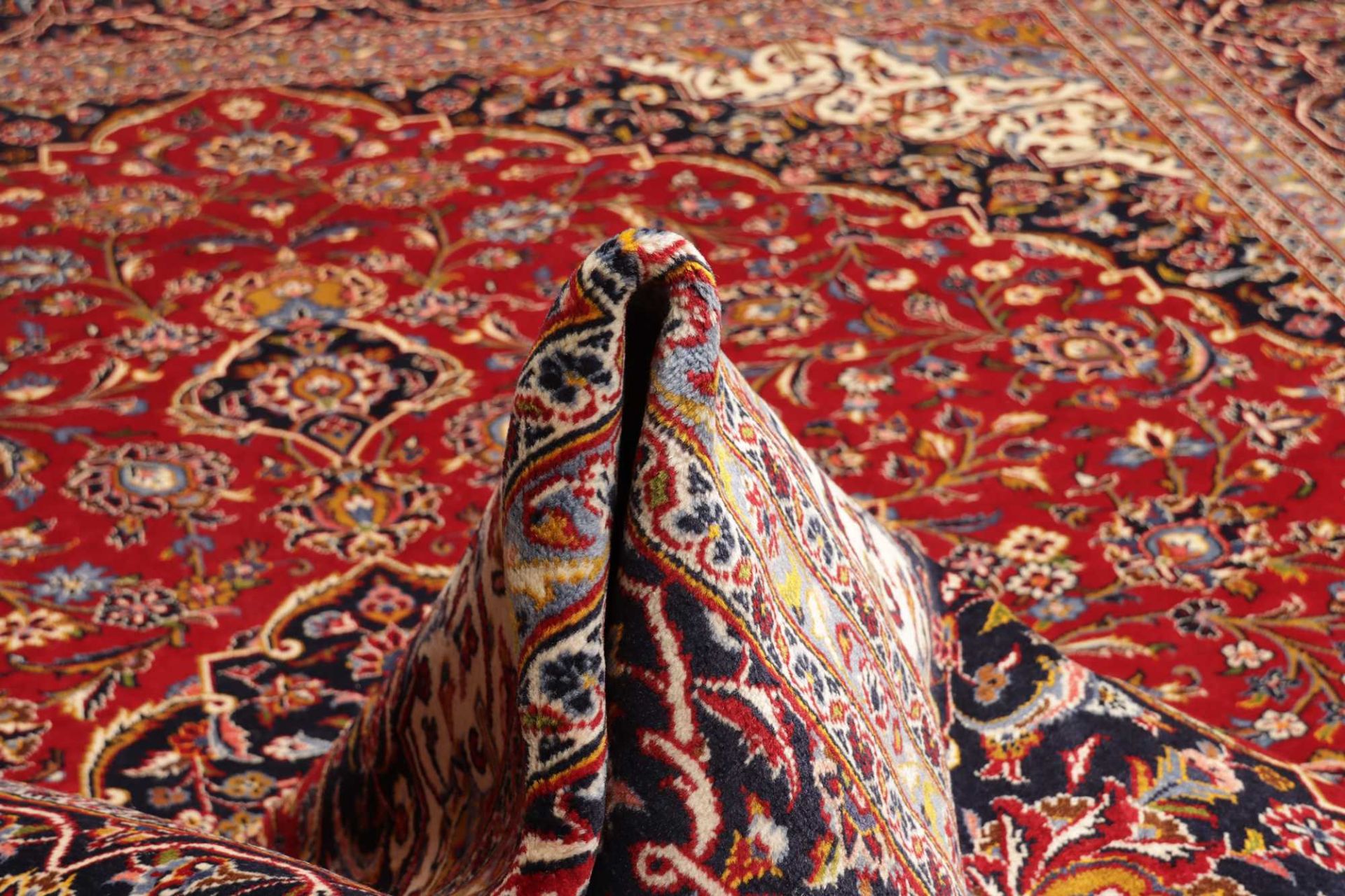 Kashan Perserteppich aus Iran, 307 × 409 cm
