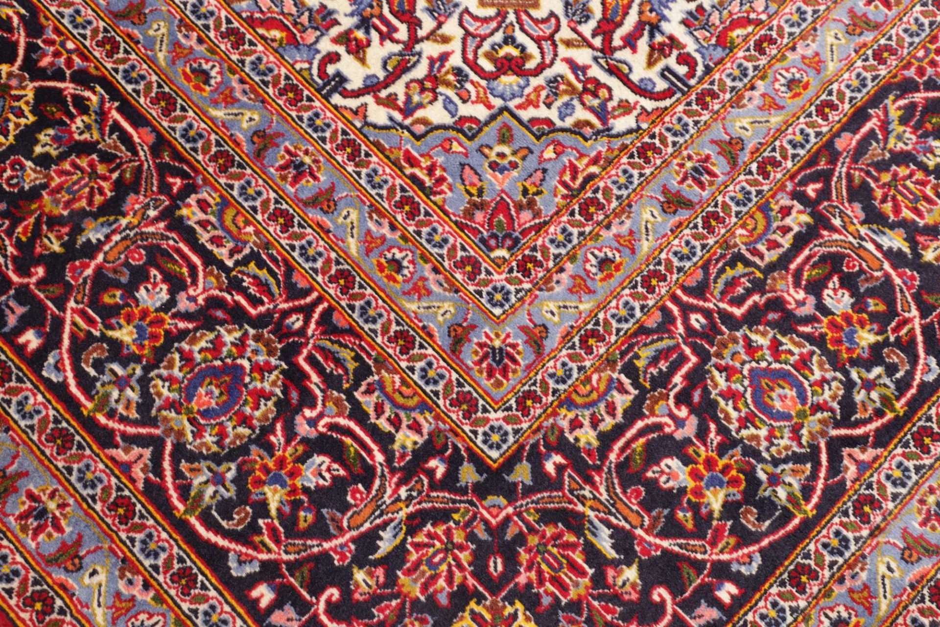 Handgeknüpfter Kashan Perserteppich 289 × 394 cm