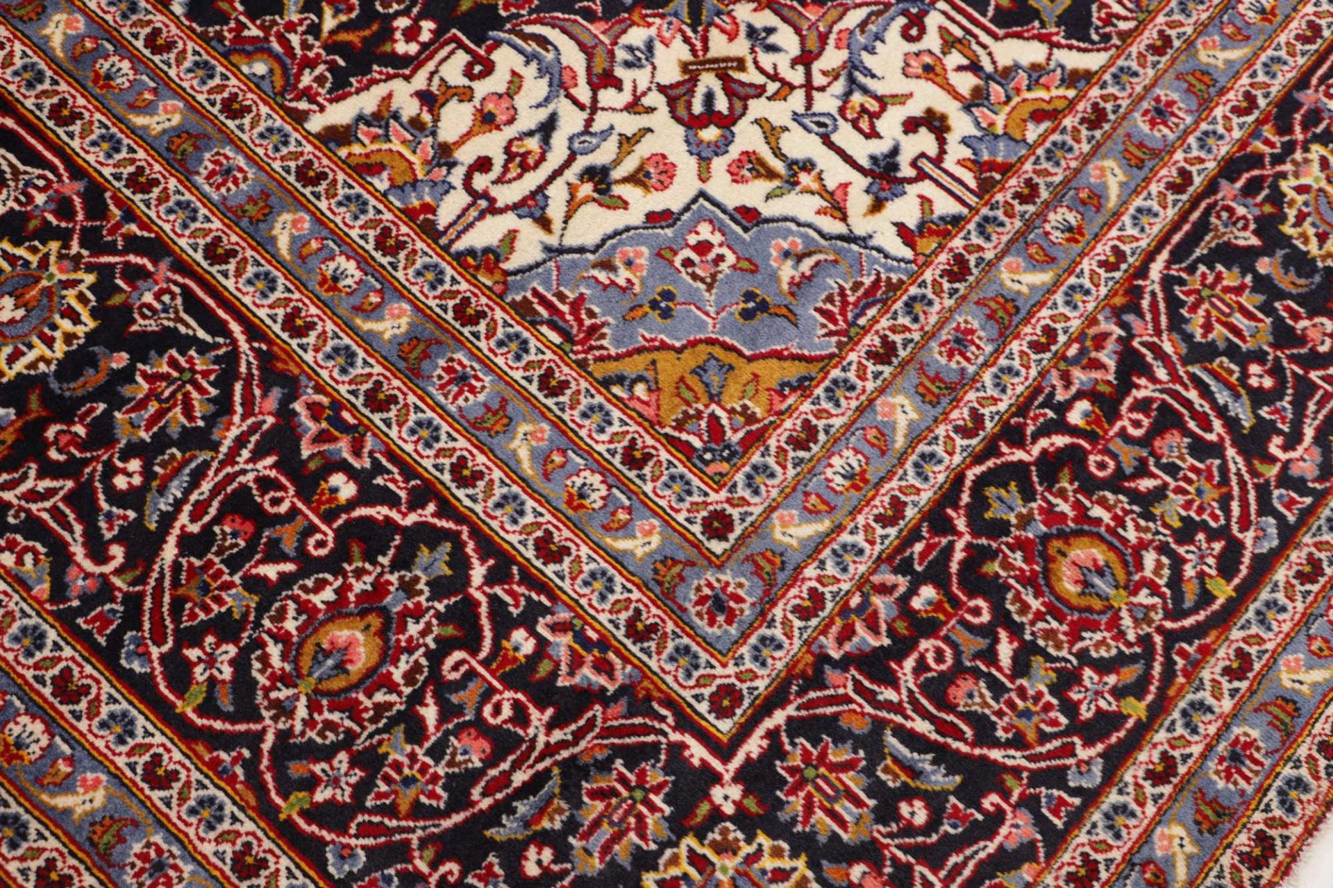 Handgeknüpfter Kashan Perserteppich 303 × 404 cm