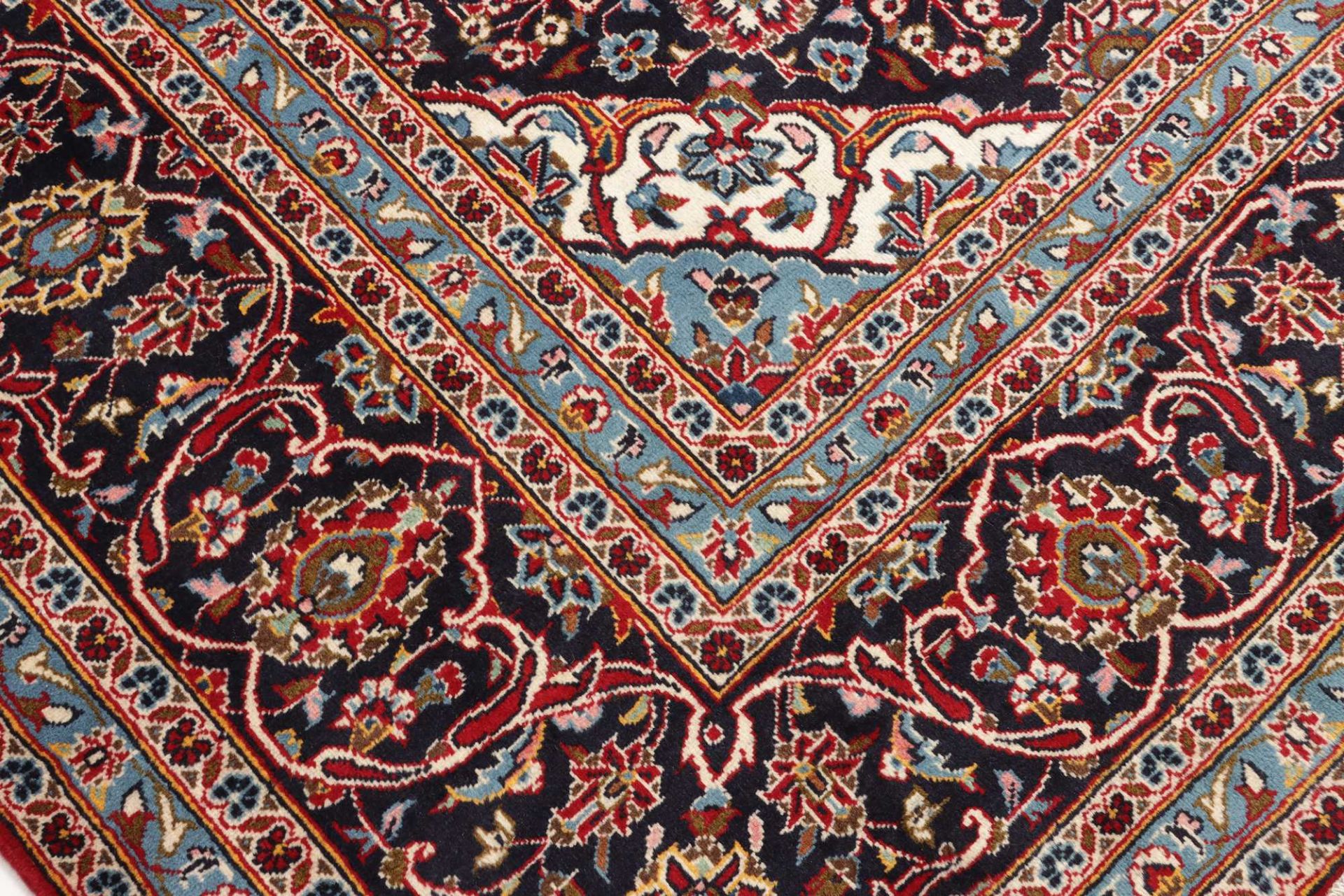 Handgeknüpfter Kashan Perserteppich 294 × 401 cm