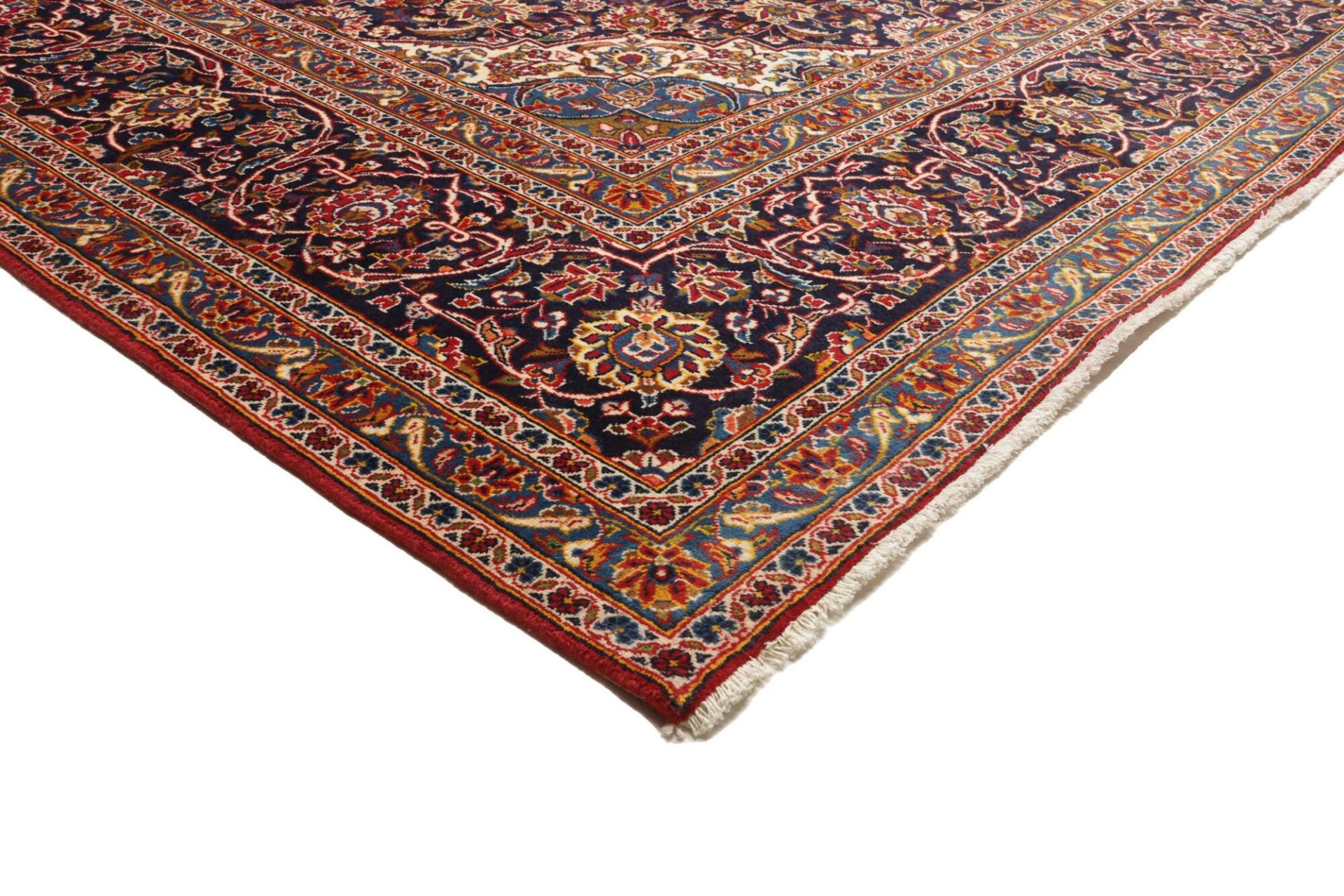 Kashan Perserteppich aus Iran, 298 × 394 cm