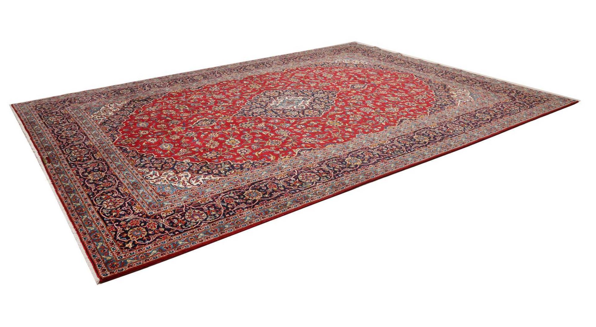 Kashan Perserteppich aus Iran, 298 × 401 cm