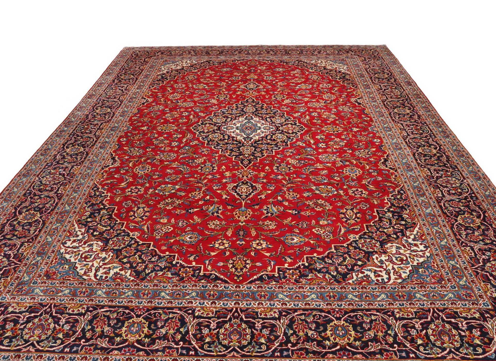 Kashan Perserteppich aus Iran, 298 × 401 cm