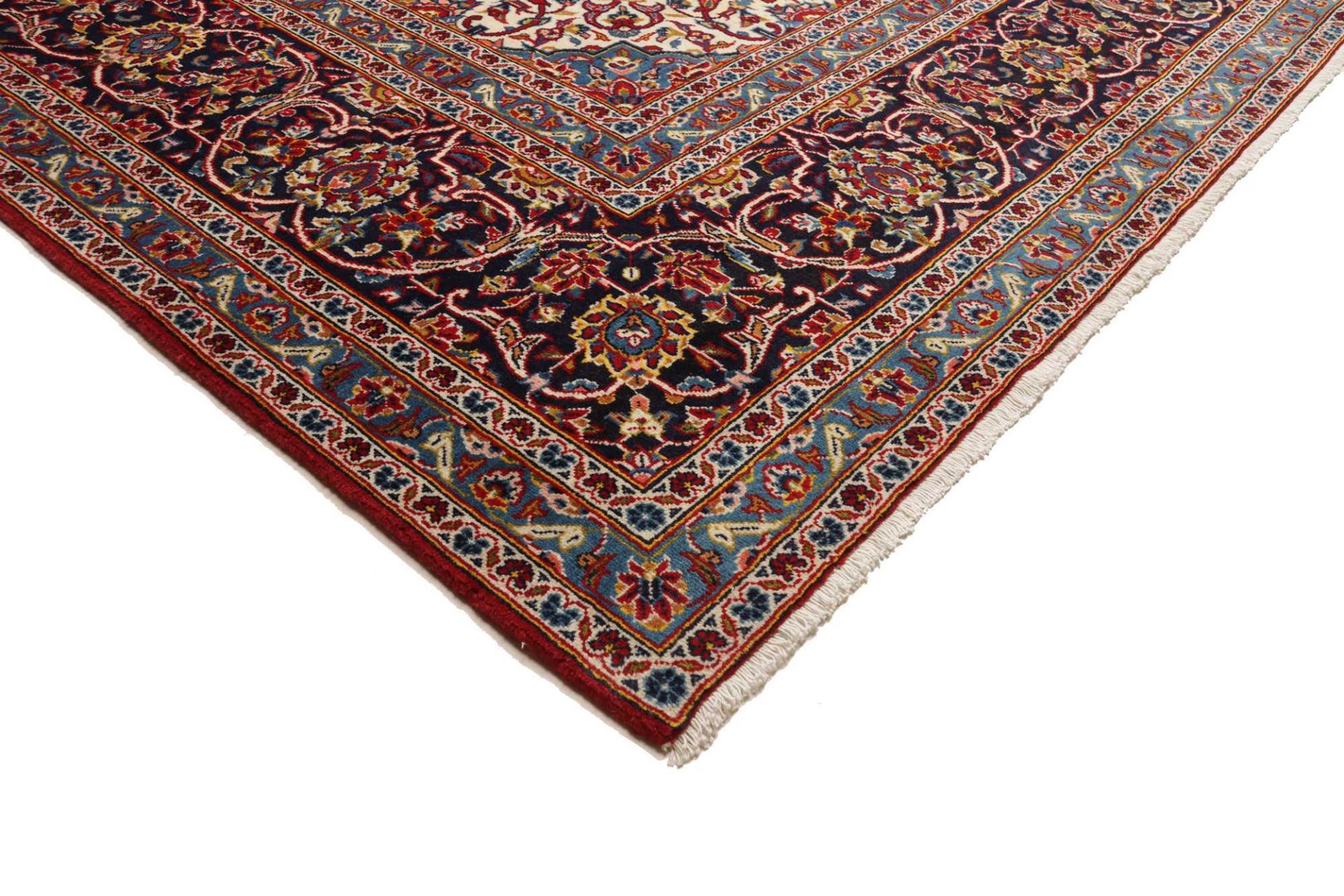 Kashan Perserteppich aus Iran, 298 × 401 cm