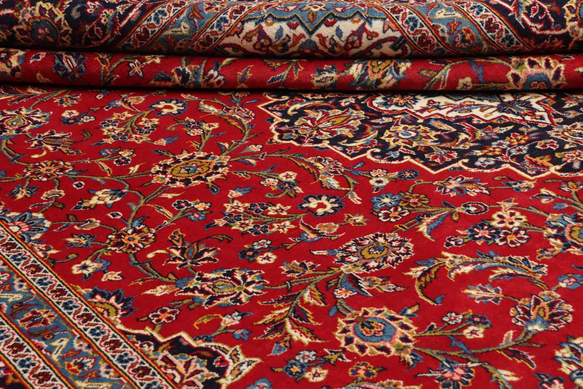 Kashan Perserteppich aus Iran, 298 × 401 cm