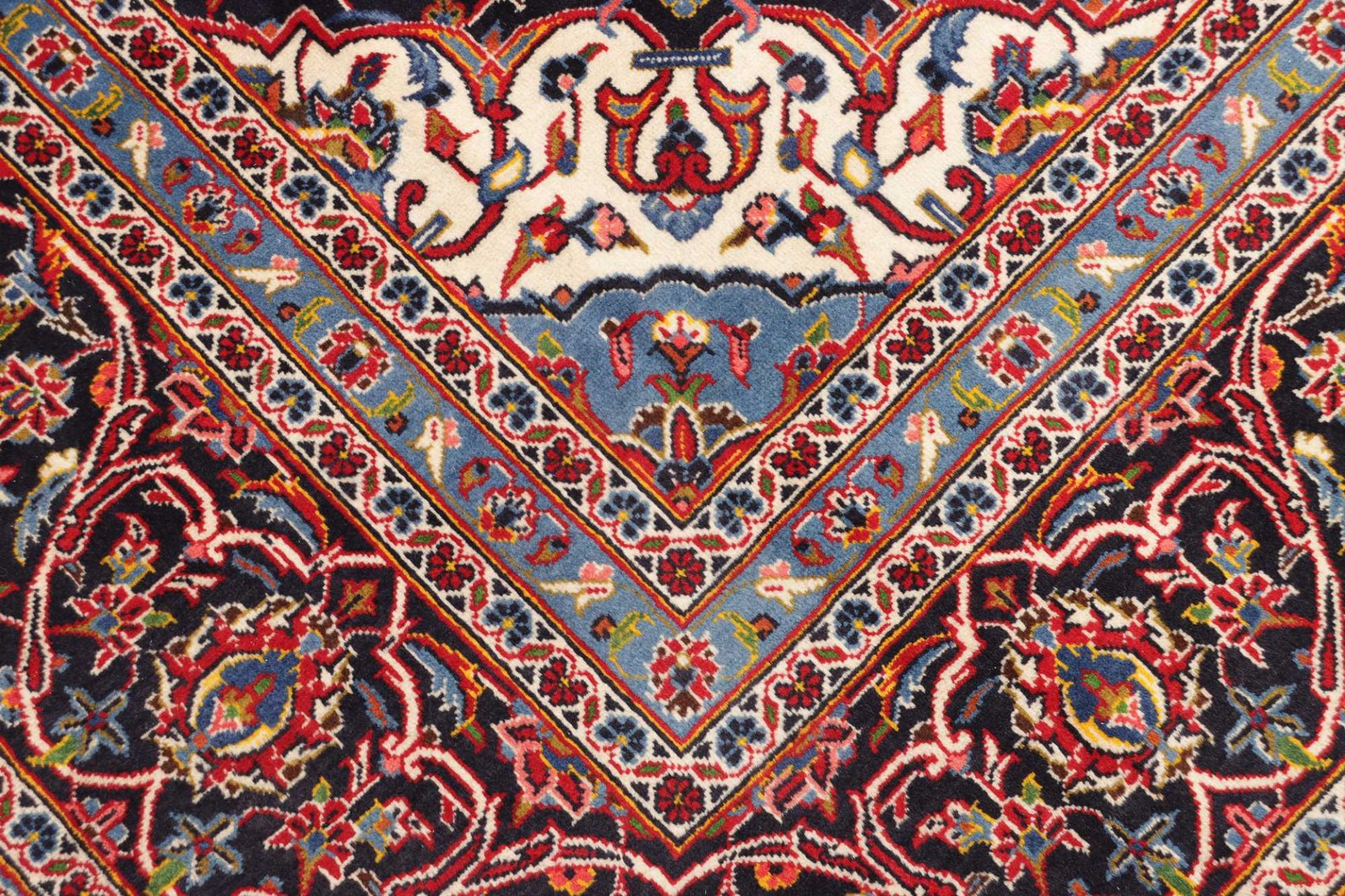 Kashan Perserteppich 304 × 447 cm aus Wolle, handgeknüpft