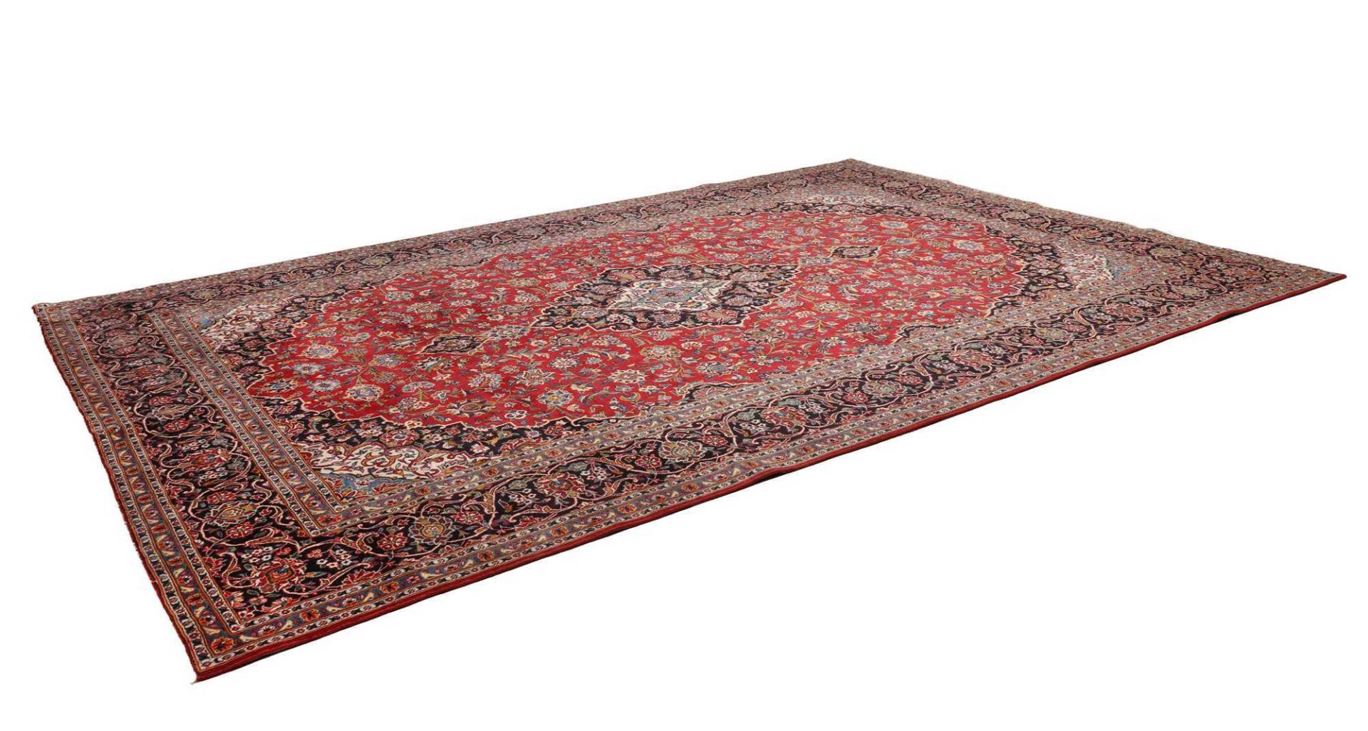 Kashan Perserteppich aus Iran, 298 × 426 cm