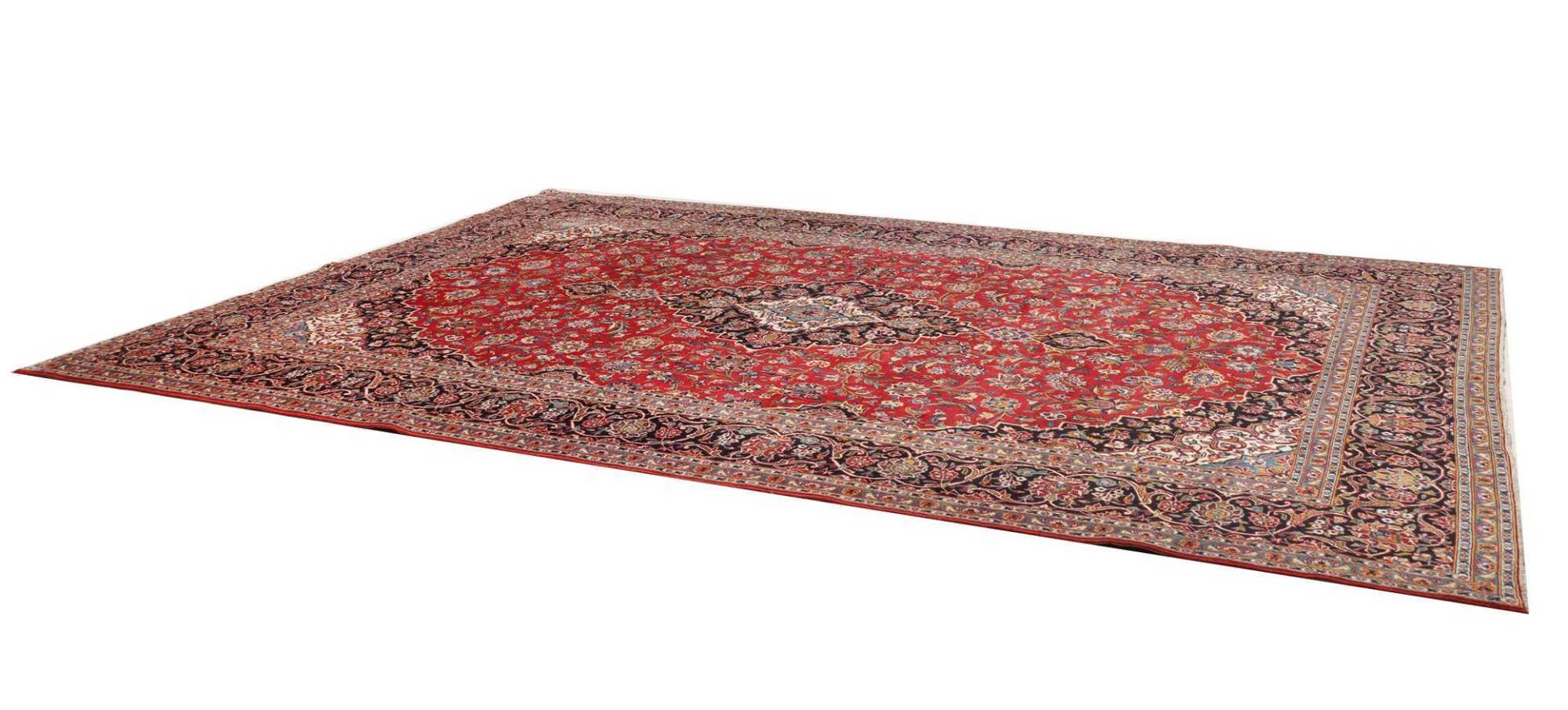Kashan Perserteppich aus Iran, 298 × 426 cm
