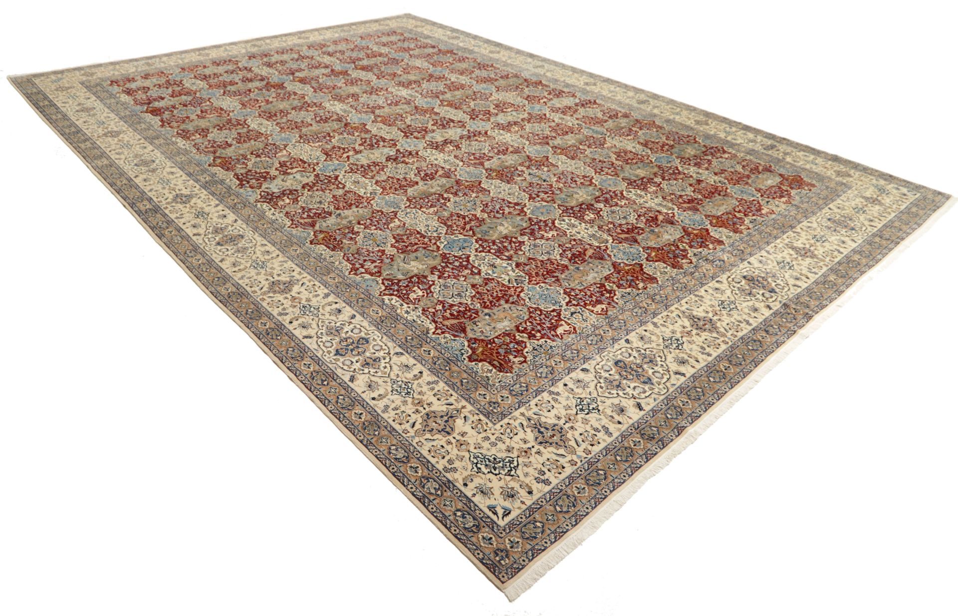 Handgeknüpfter Nain Perserteppich 437 × 605 cm