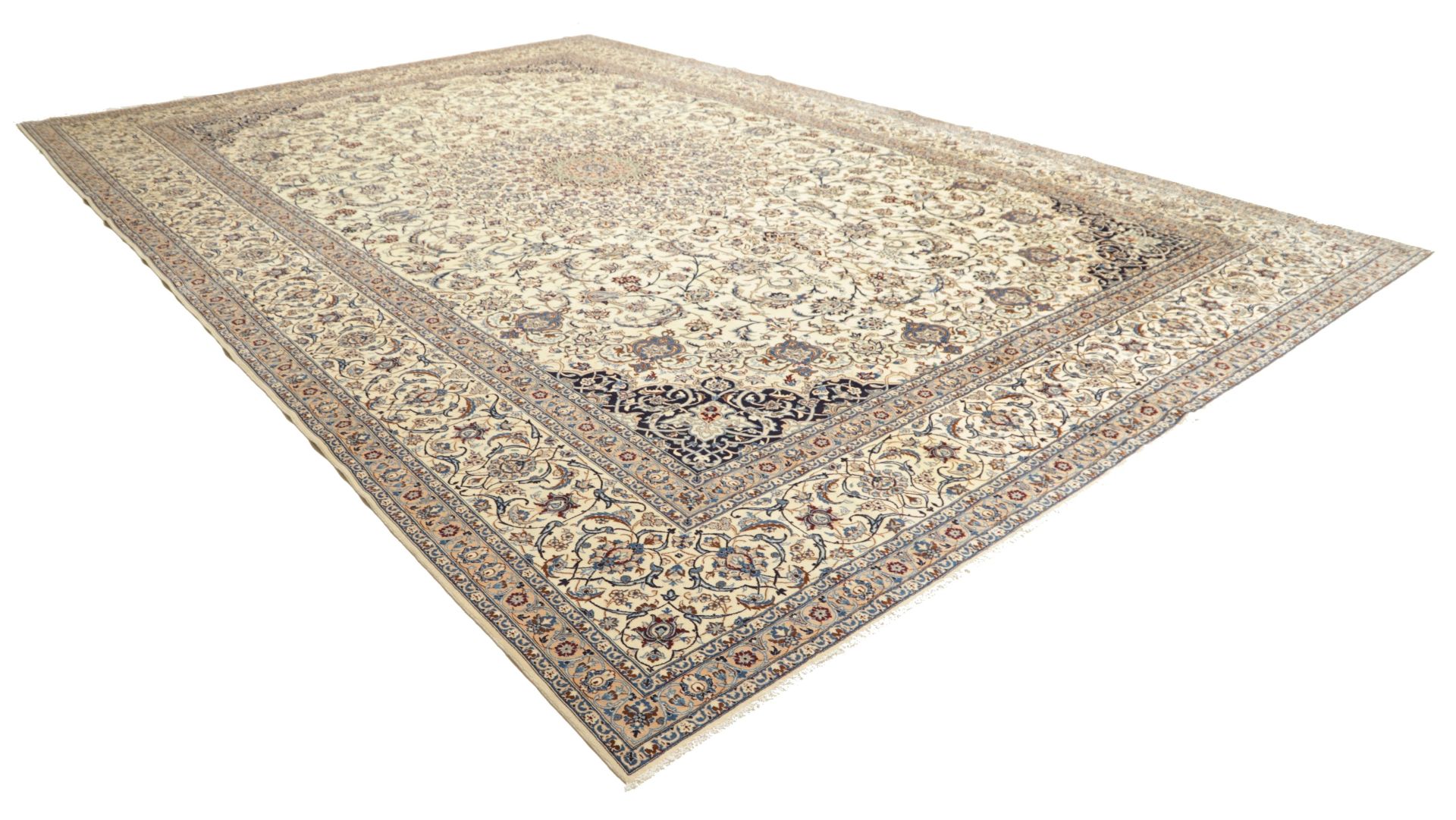 perserteppich-nain-413-x-625-cm-schurwolle-handgeknupft-exklusiv-1 Nain Perserteppich 413 × 625 cm aus Wolle, handgeknüpft