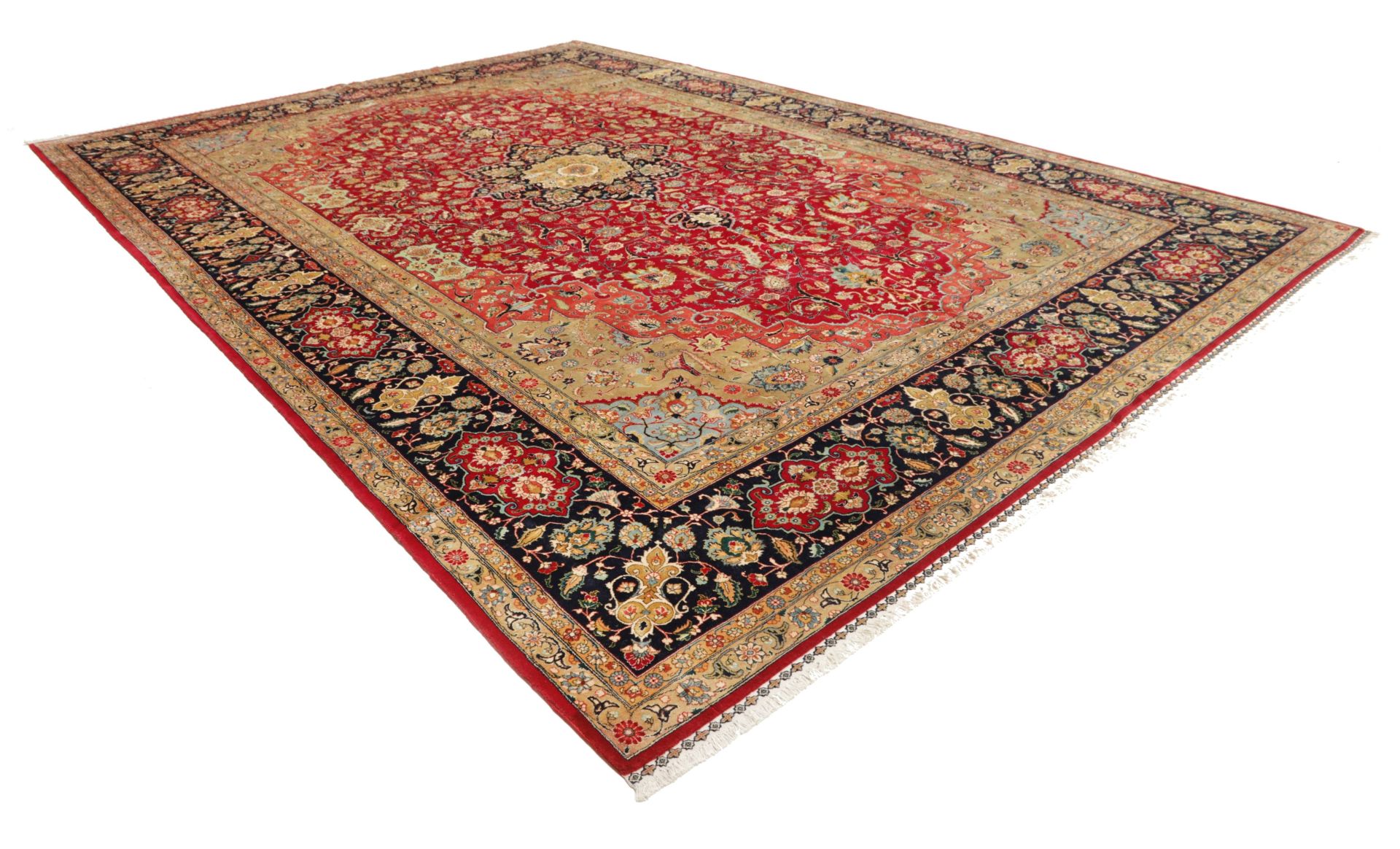 Täbriz Perserteppich aus Iran, 350 × 508 cm