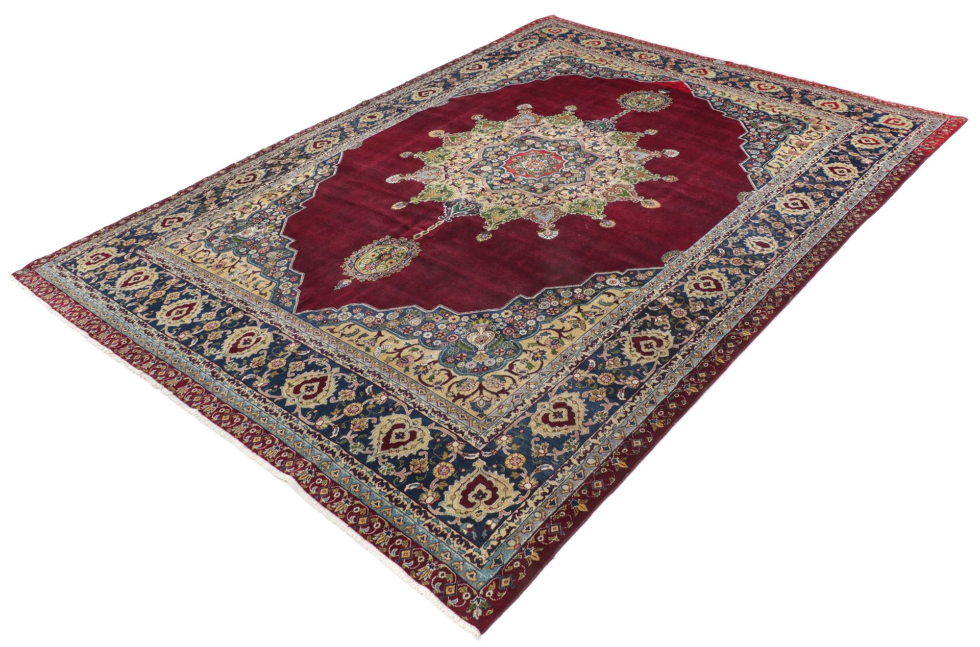 Handgeknüpfter Täbriz Perserteppich 328 × 440 cm