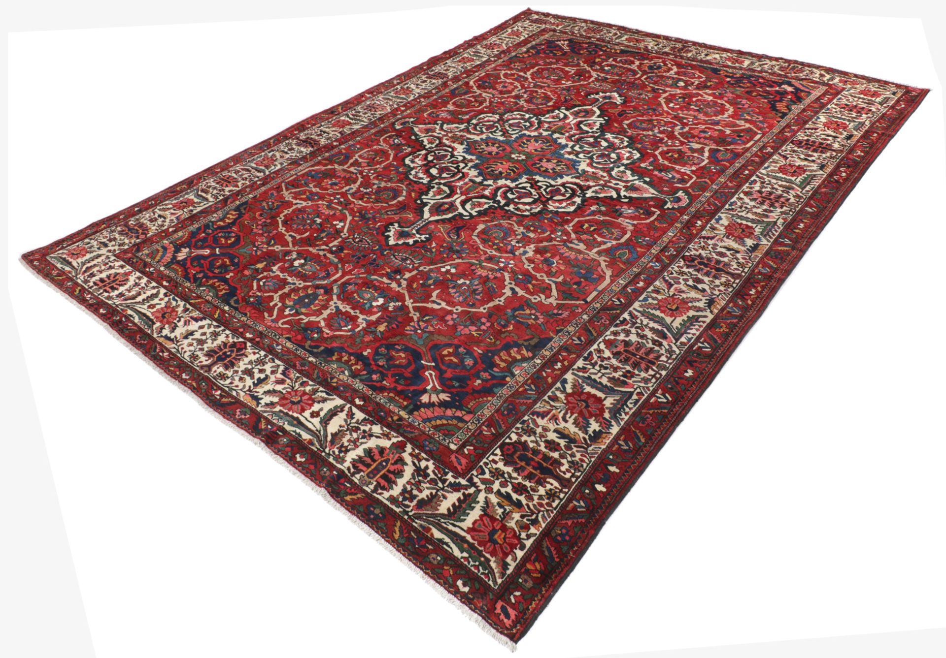 Handgeknüpfter Bakhtiari Perserteppich, 390 × 560 cm, Wolle