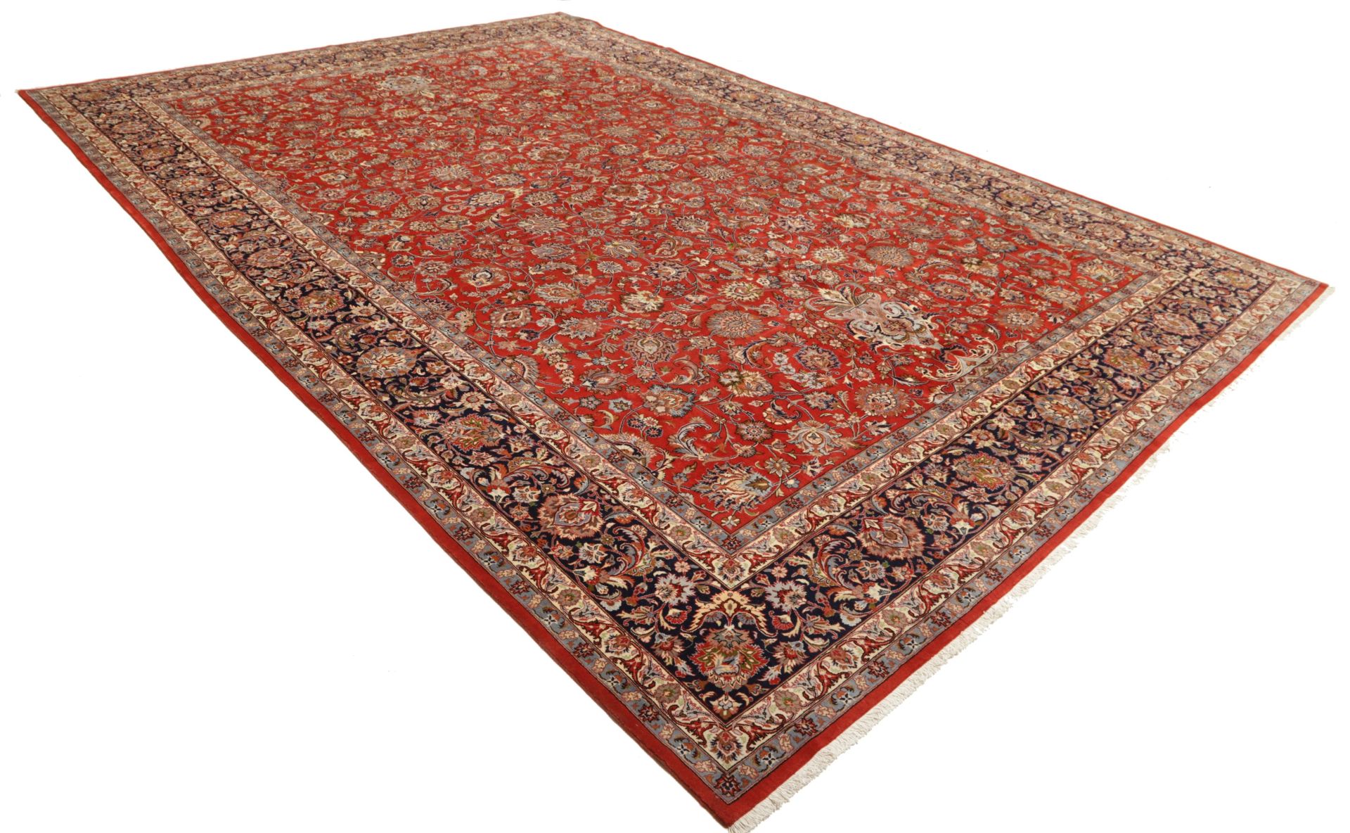 Sarough Perserteppich 398 × 585 cm aus Wolle, handgeknüpft