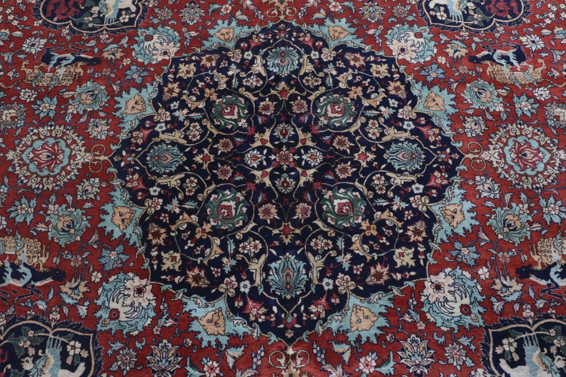 Täbriz Perserteppich 354 × 518 cm aus Wolle, handgeknüpft