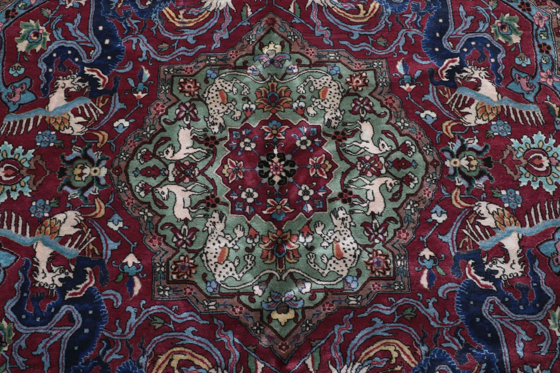 Täbriz Perserteppich 342 × 511 cm aus Wolle, handgeknüpft