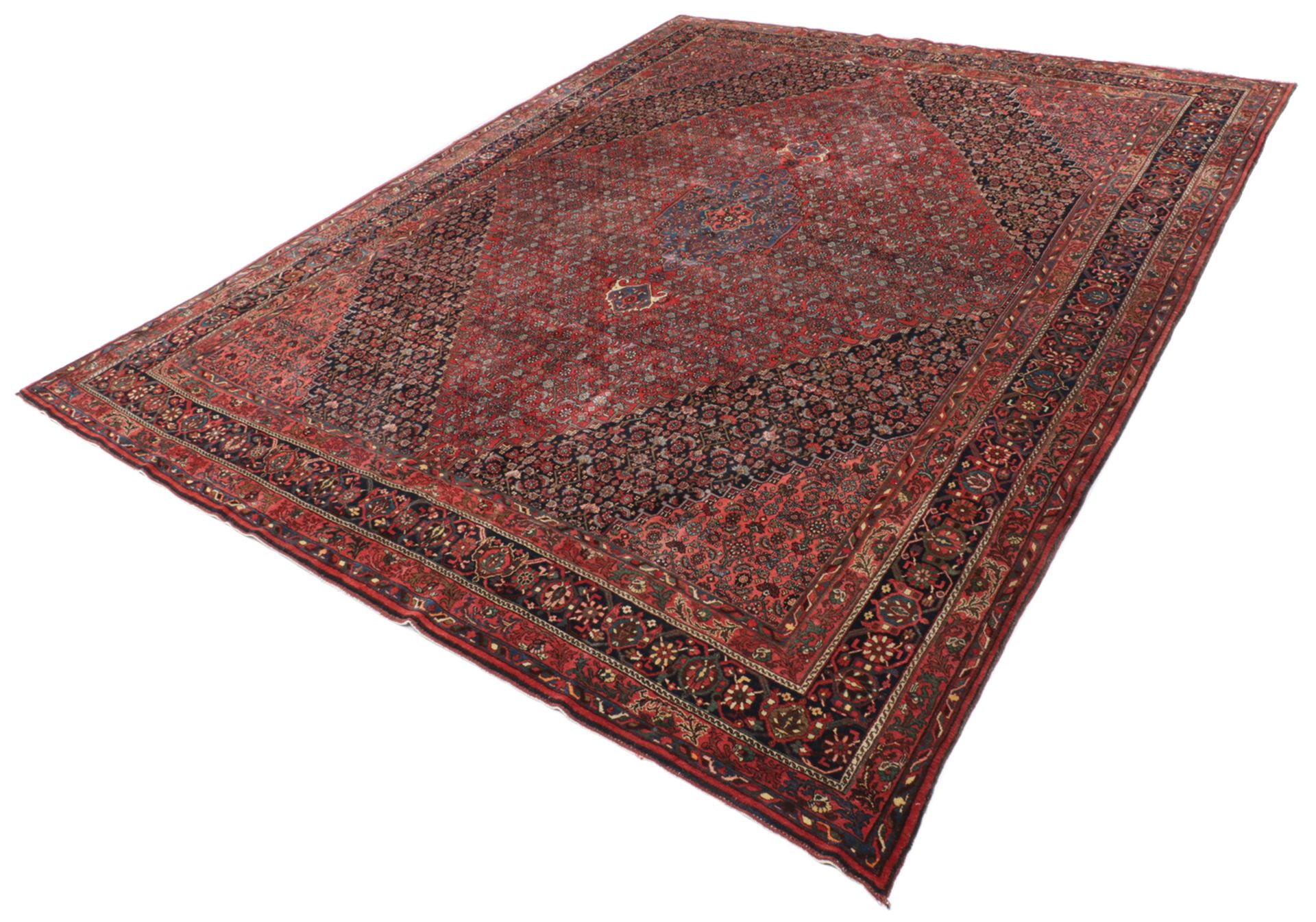 Handgeknüpfter Bijar Perserteppich 343 × 445 cm