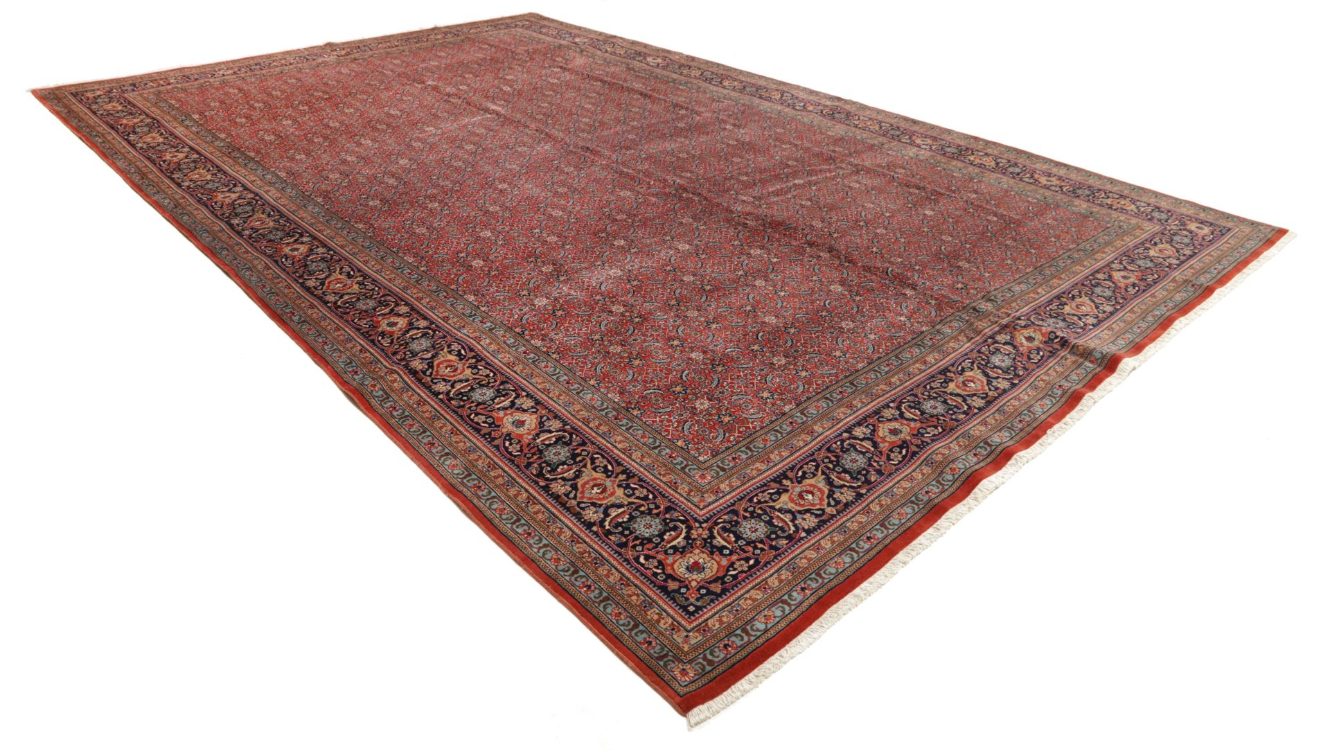 Täbriz Perserteppich 332 × 504 cm aus Wolle & Seide, handgeknüpft