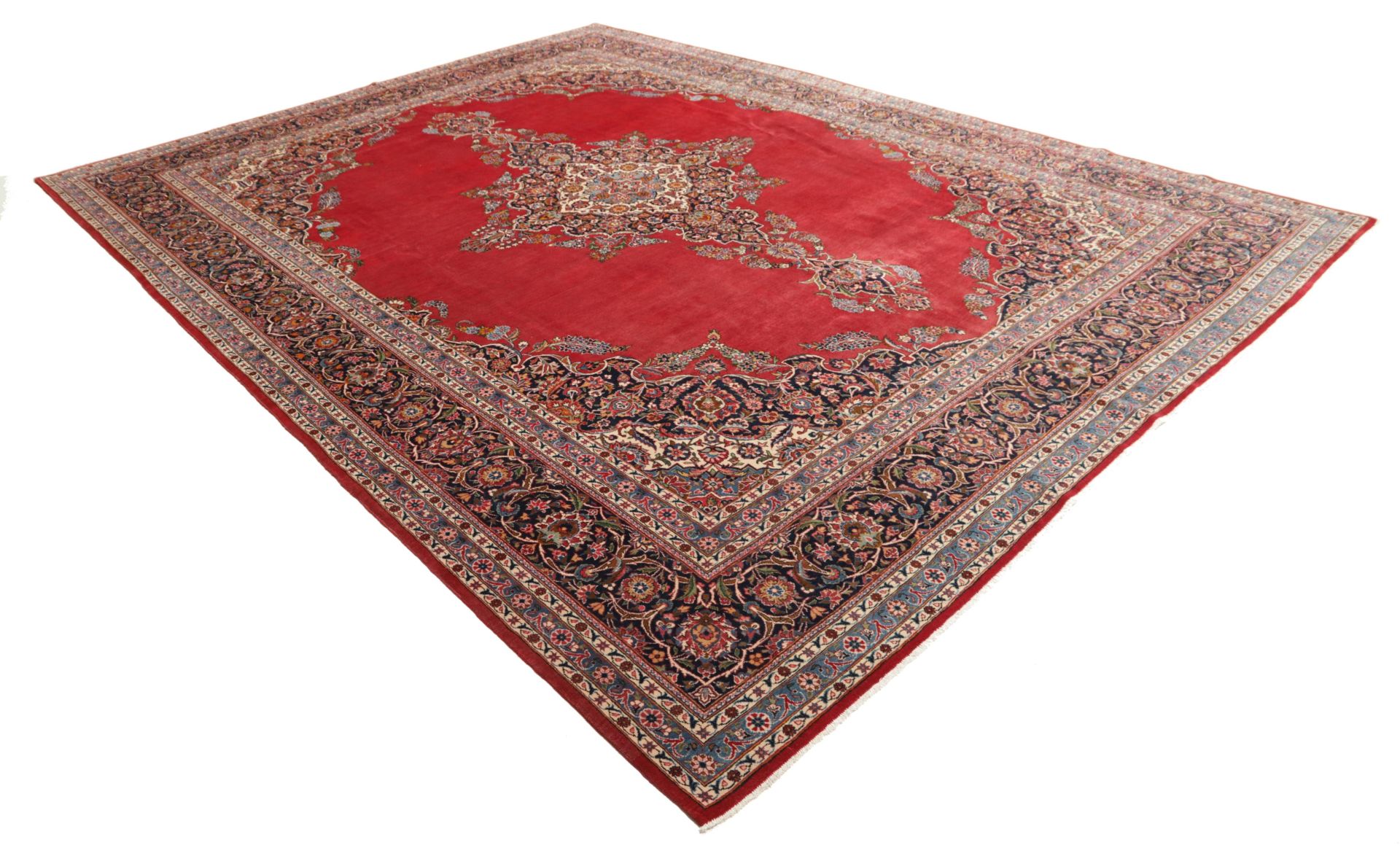 Kashan Perserteppich aus Iran, 330 × 450 cm