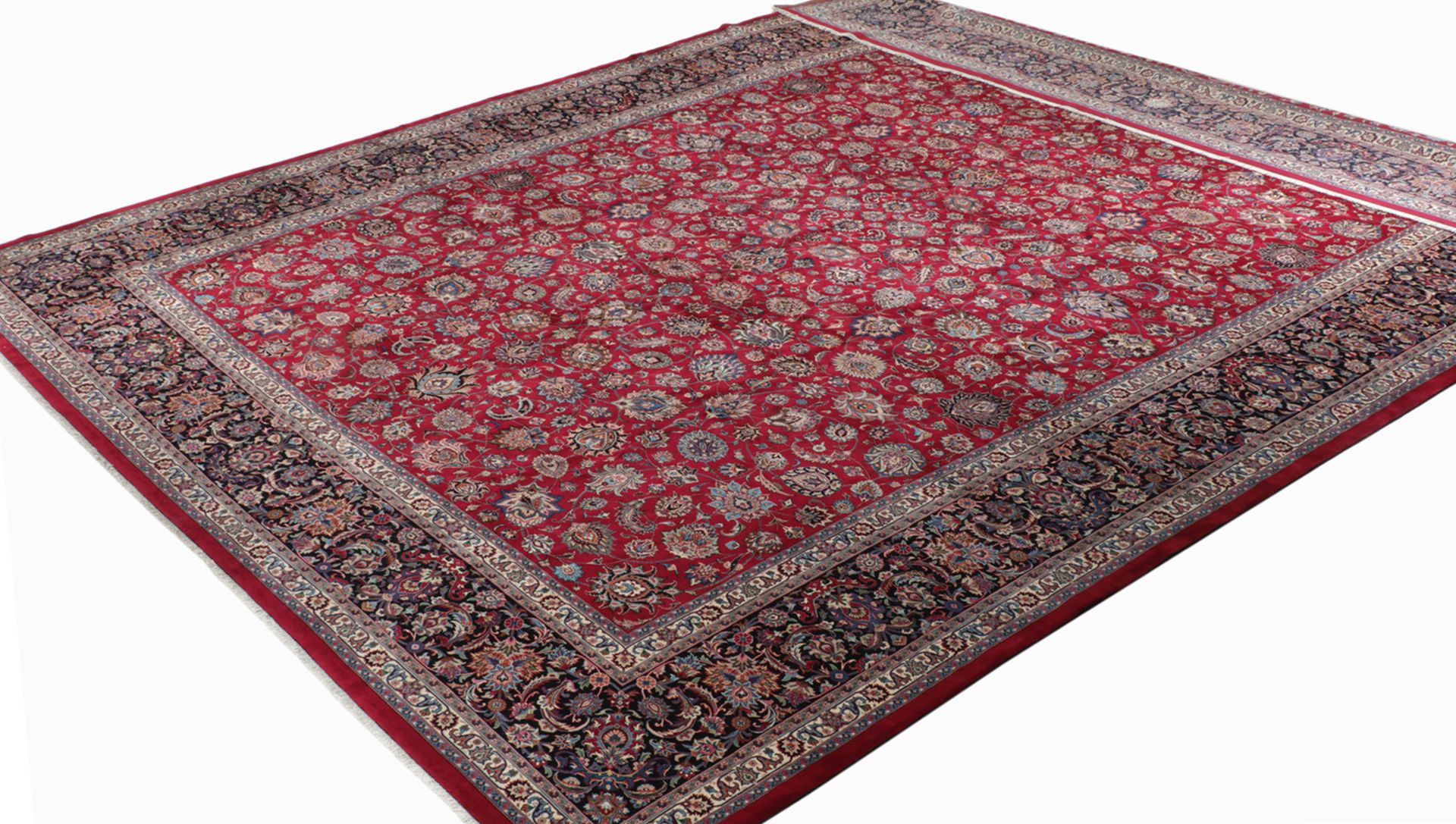 Mashhad Perserteppich 440 × 677 cm aus Wolle, handgeknüpft