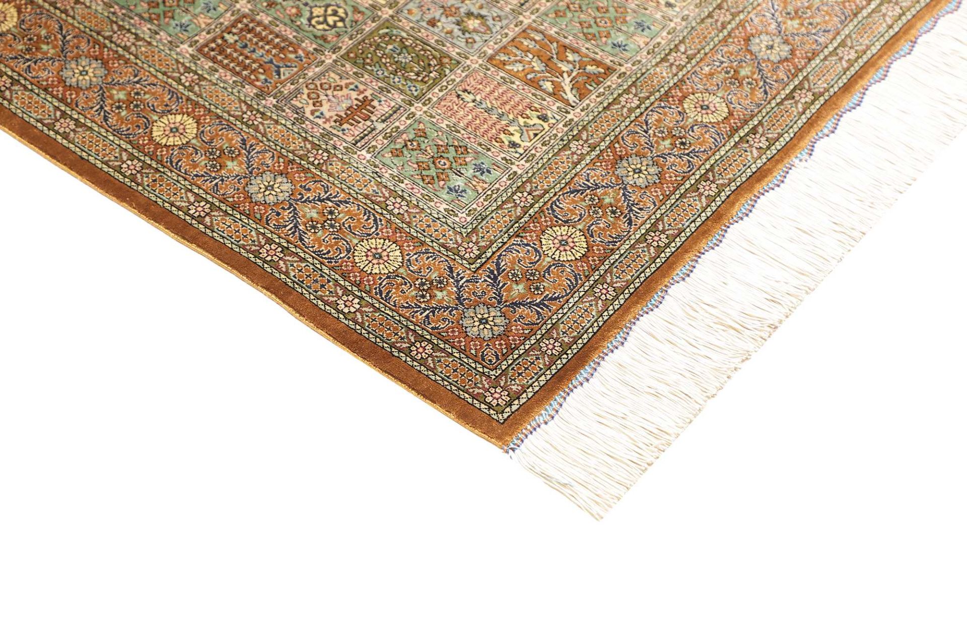 Handgeknüpfter Ghom Perserteppich 78 × 122 cm