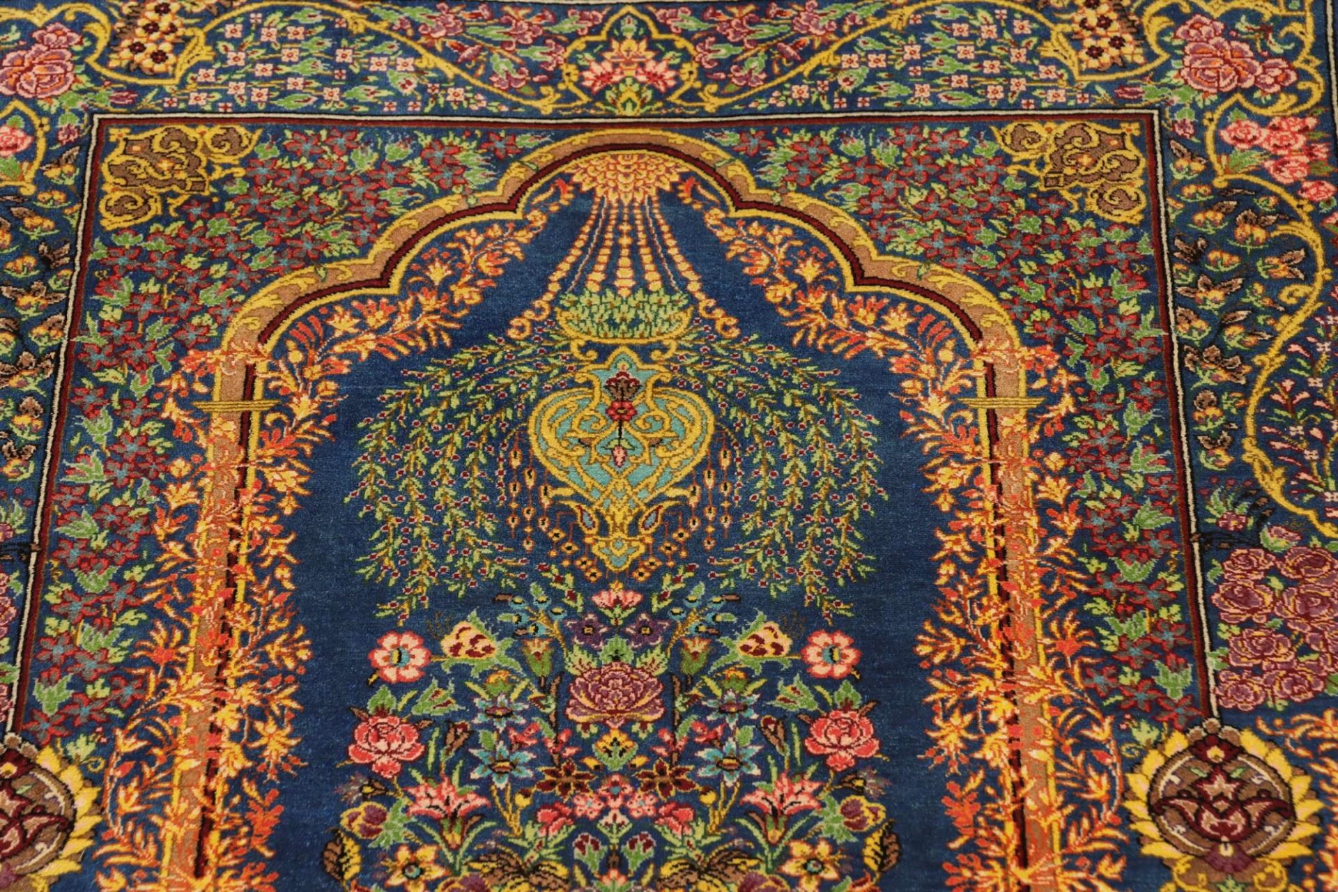 Handgeknüpfter Ghom Perserteppich 60 × 89 cm