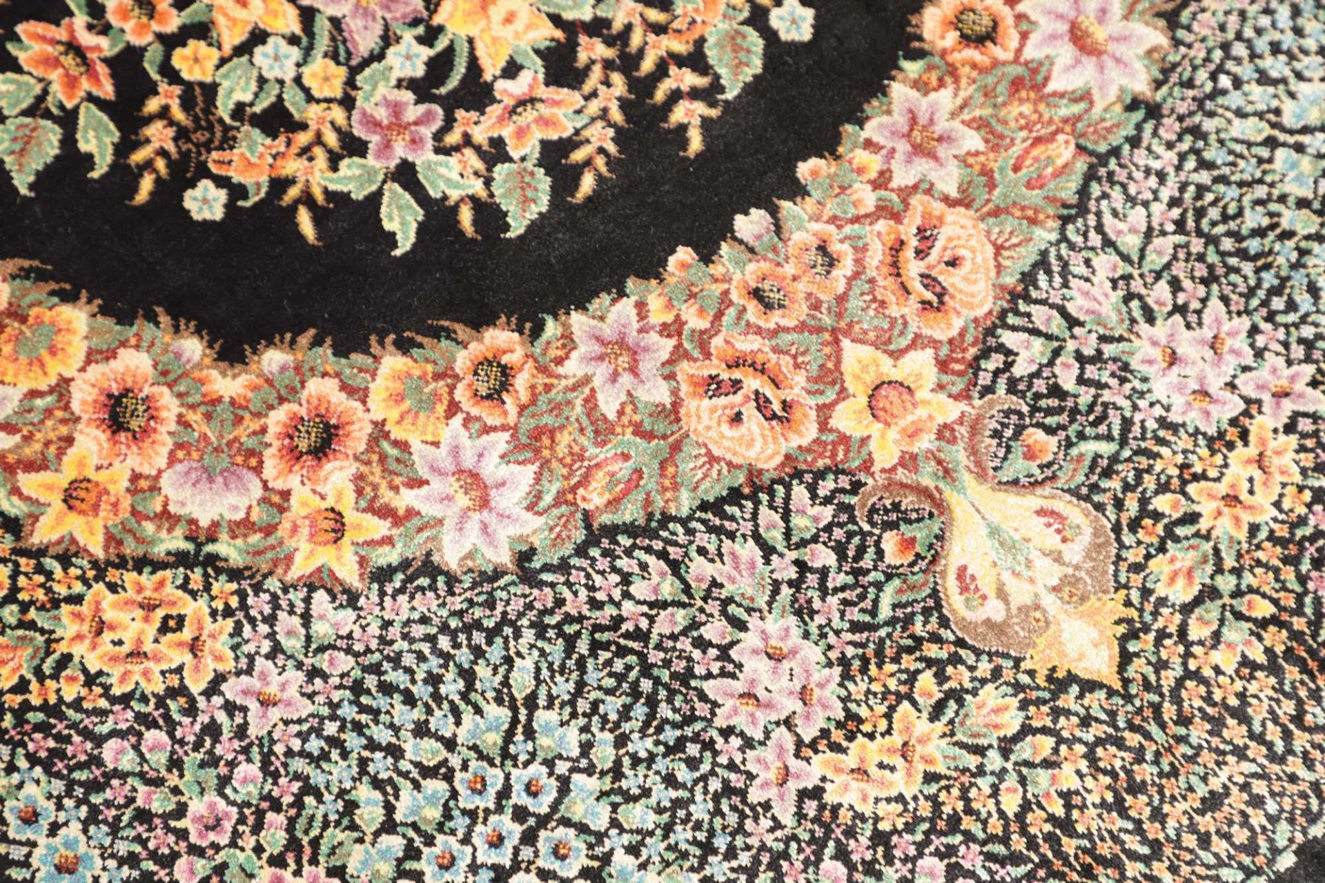 Handgeknüpfter Ghom Perserteppich 60 × 92 cm