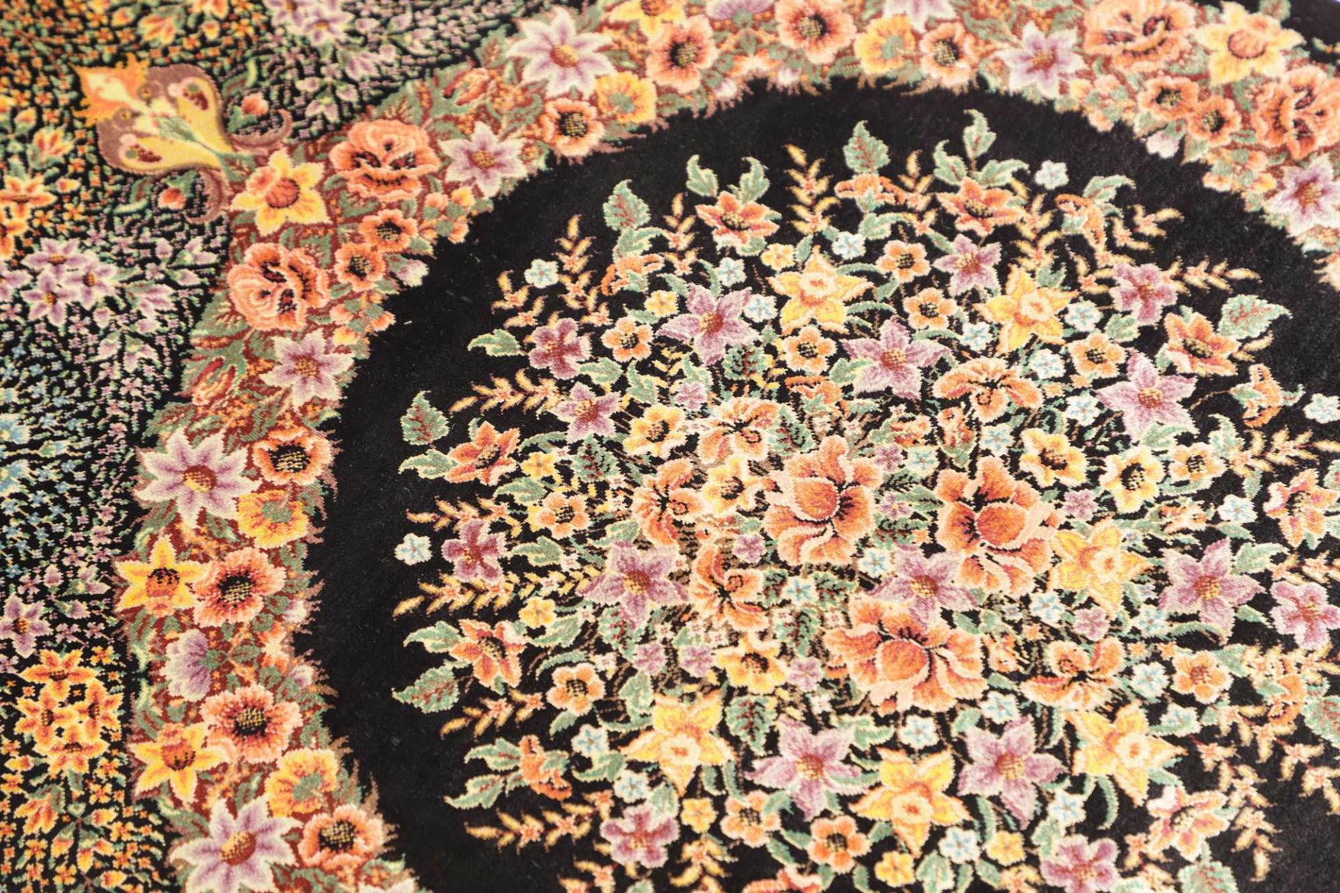 Handgeknüpfter Ghom Perserteppich 60 × 92 cm