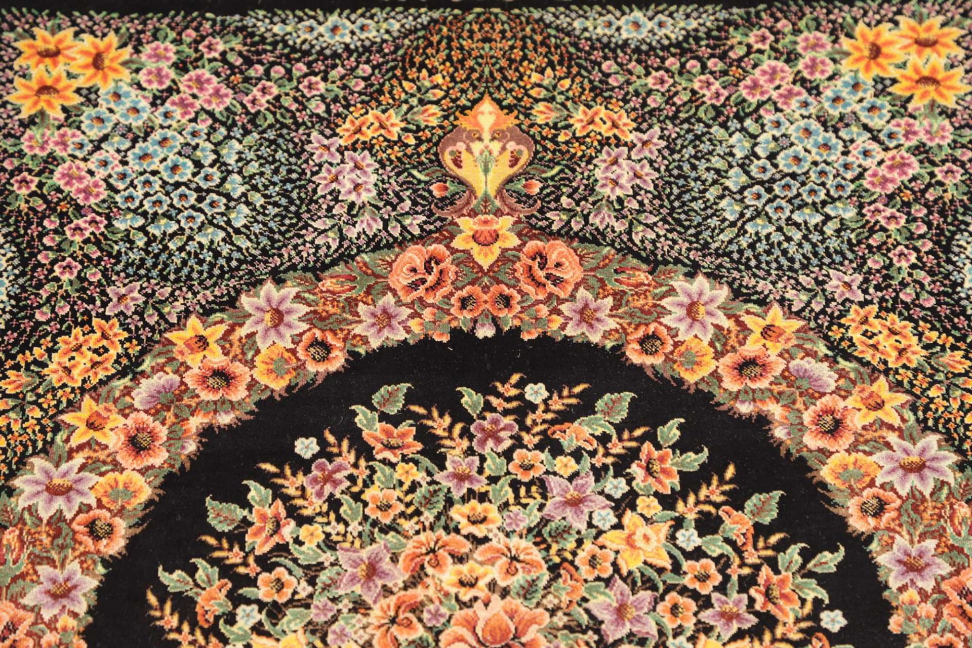 Handgeknüpfter Ghom Perserteppich 60 × 92 cm