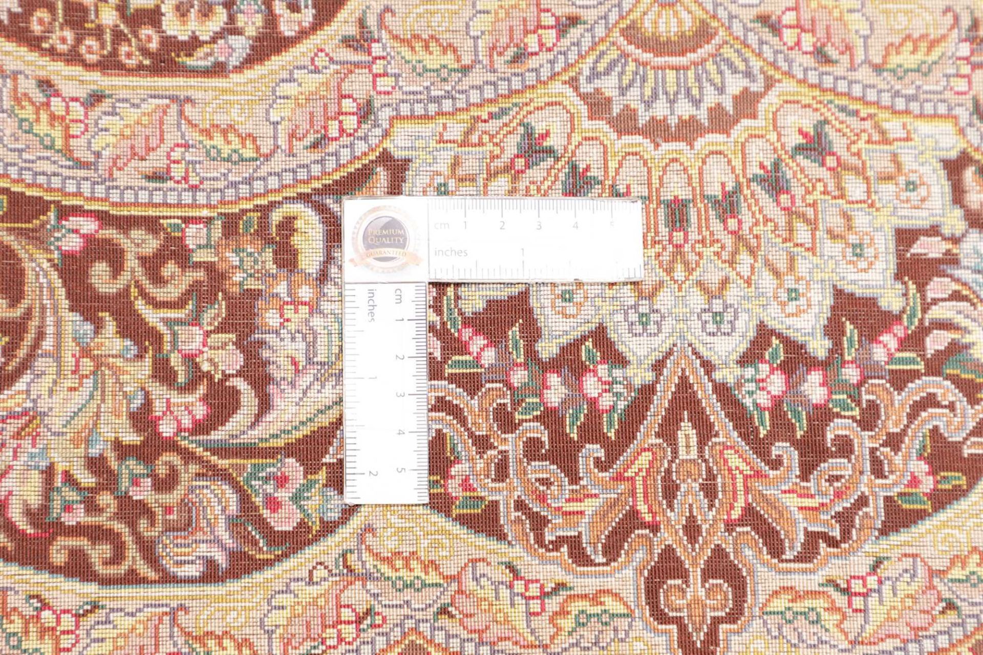 perserteppich-ghom-97-x-107-cm-seide-handgeknupft-edel-11 Ghom Perserteppich 97 × 107 cm aus Seide, handgeknüpft