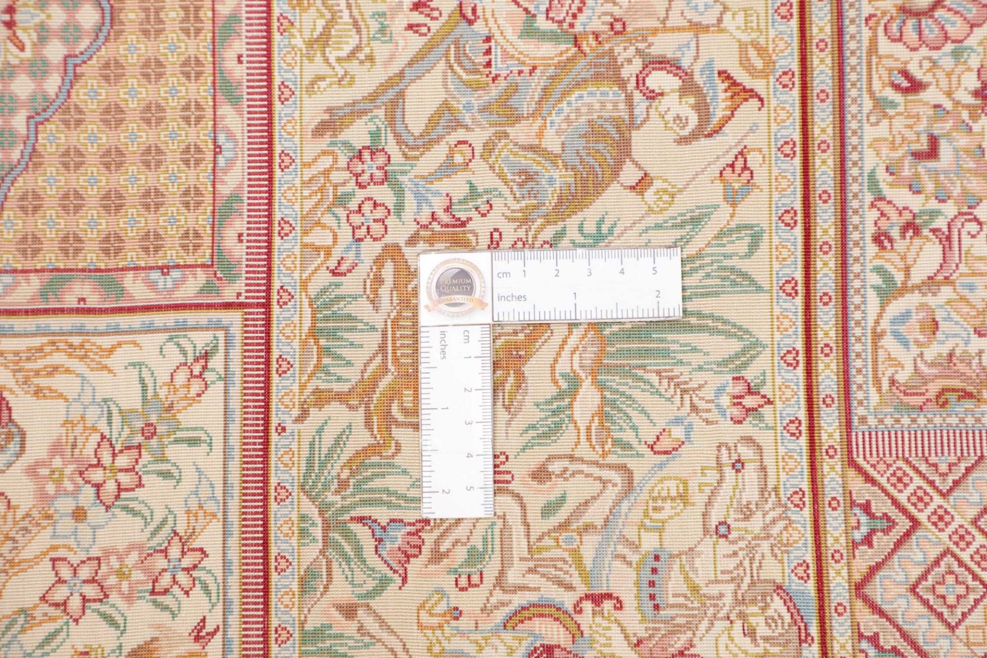 Handgeknüpfter Ghom Perserteppich 83 × 116 cm